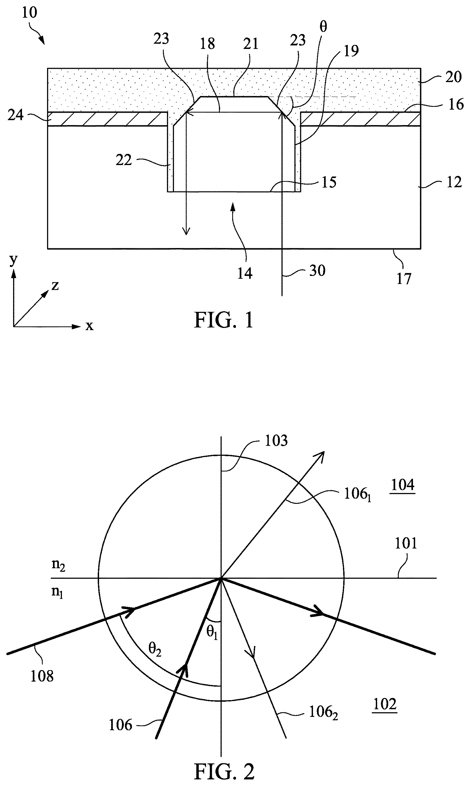 Patent US12324255 — Photonic device and method having increased quantum effect length — Figure 1