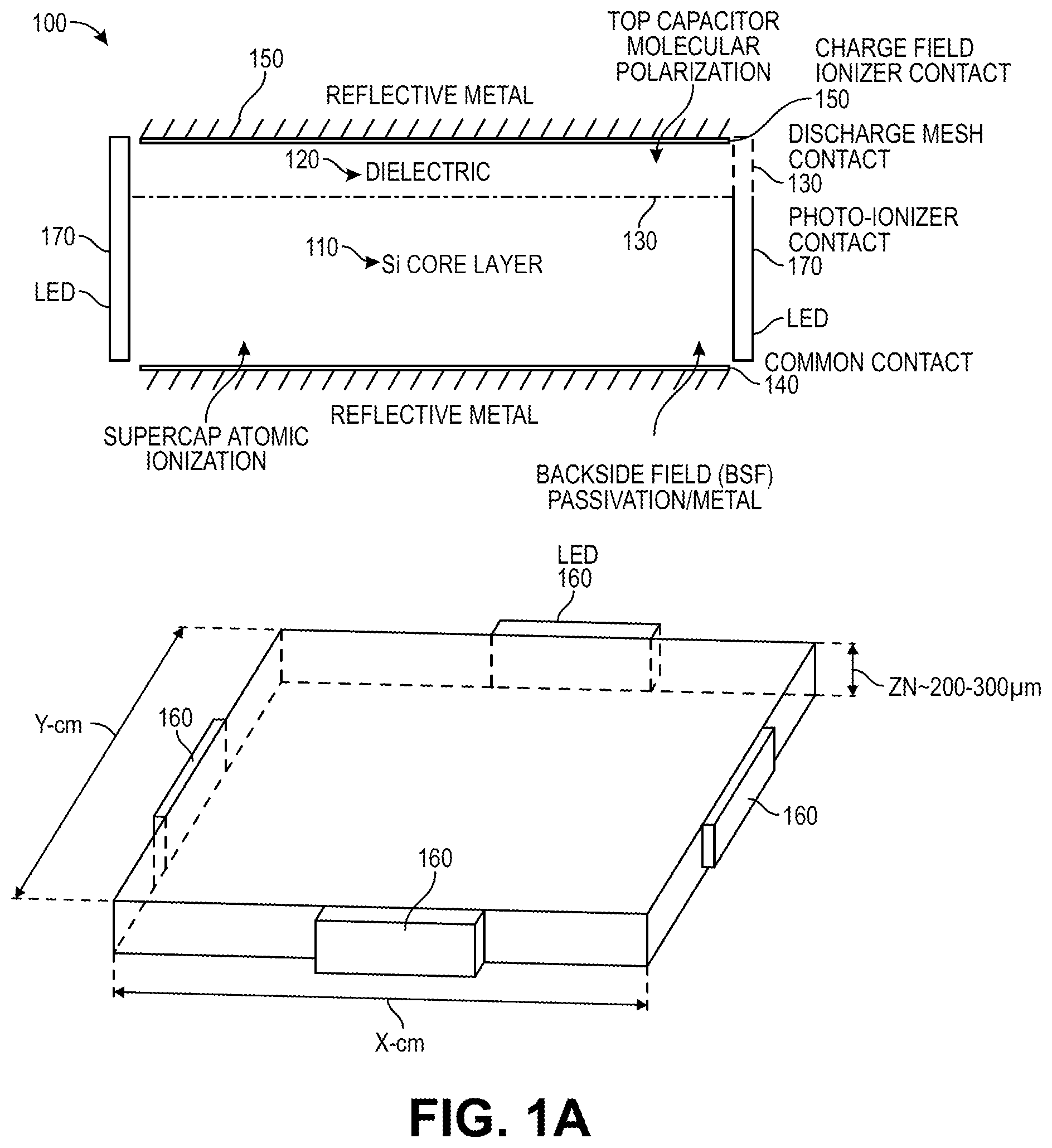 Patent US12324270 — Quantum photonic energy storage cell and manufacturing methods thereof — Figure 1