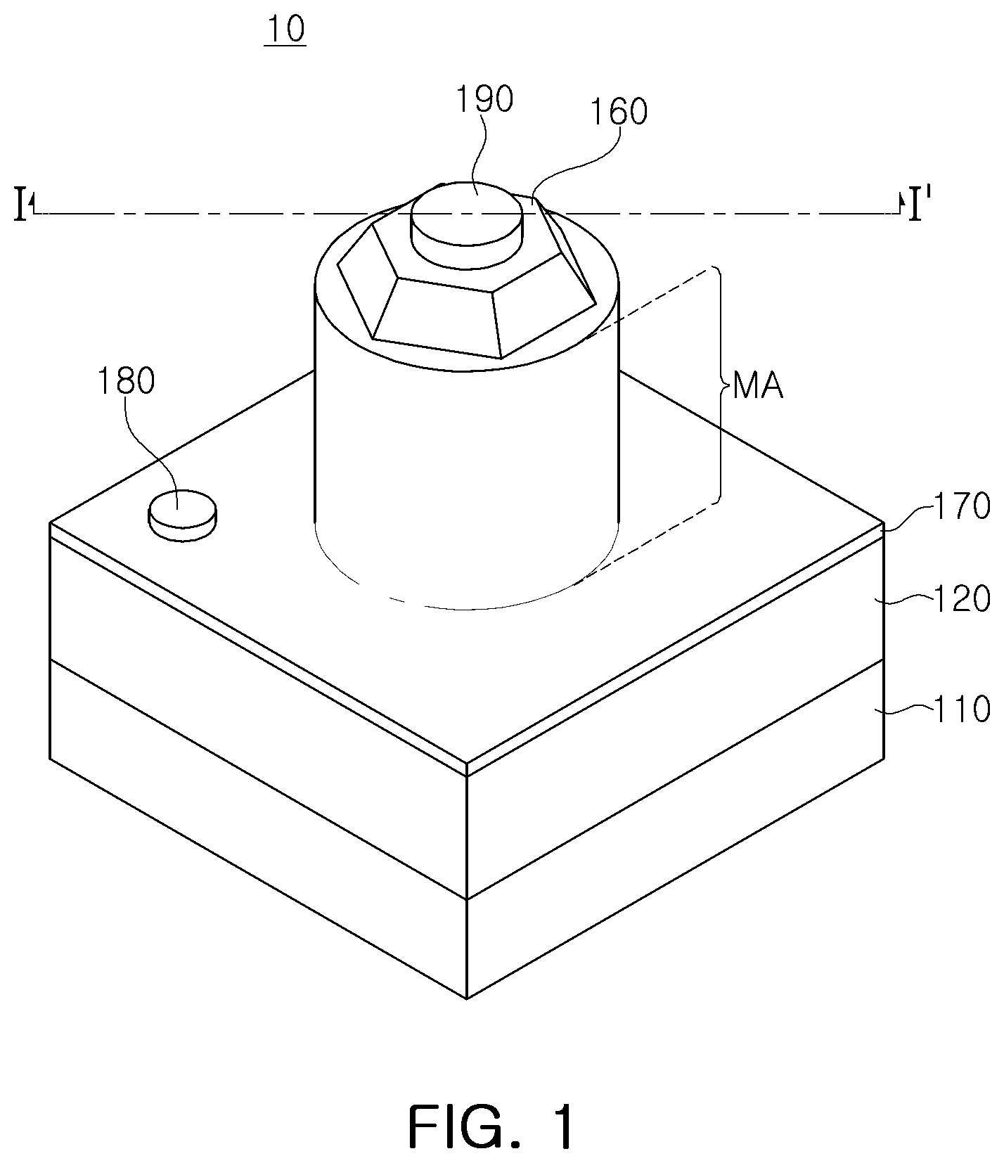 Patent US12324277 — Nitride semiconductor light emitting device and display device using the same — Figure 1
