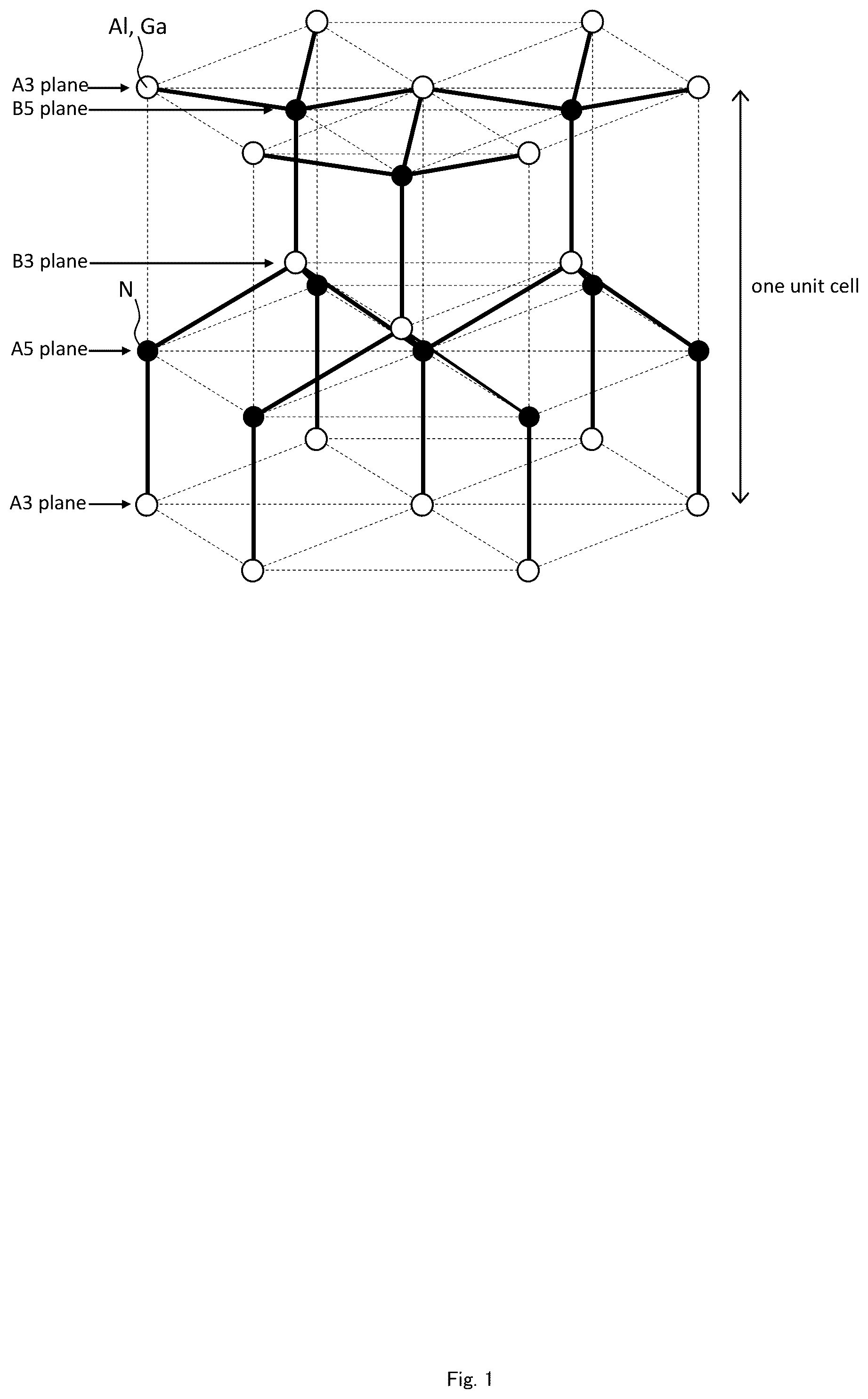 Patent US12324279 — Nitride semiconductor ultraviolet light-emitting element — Figure 1