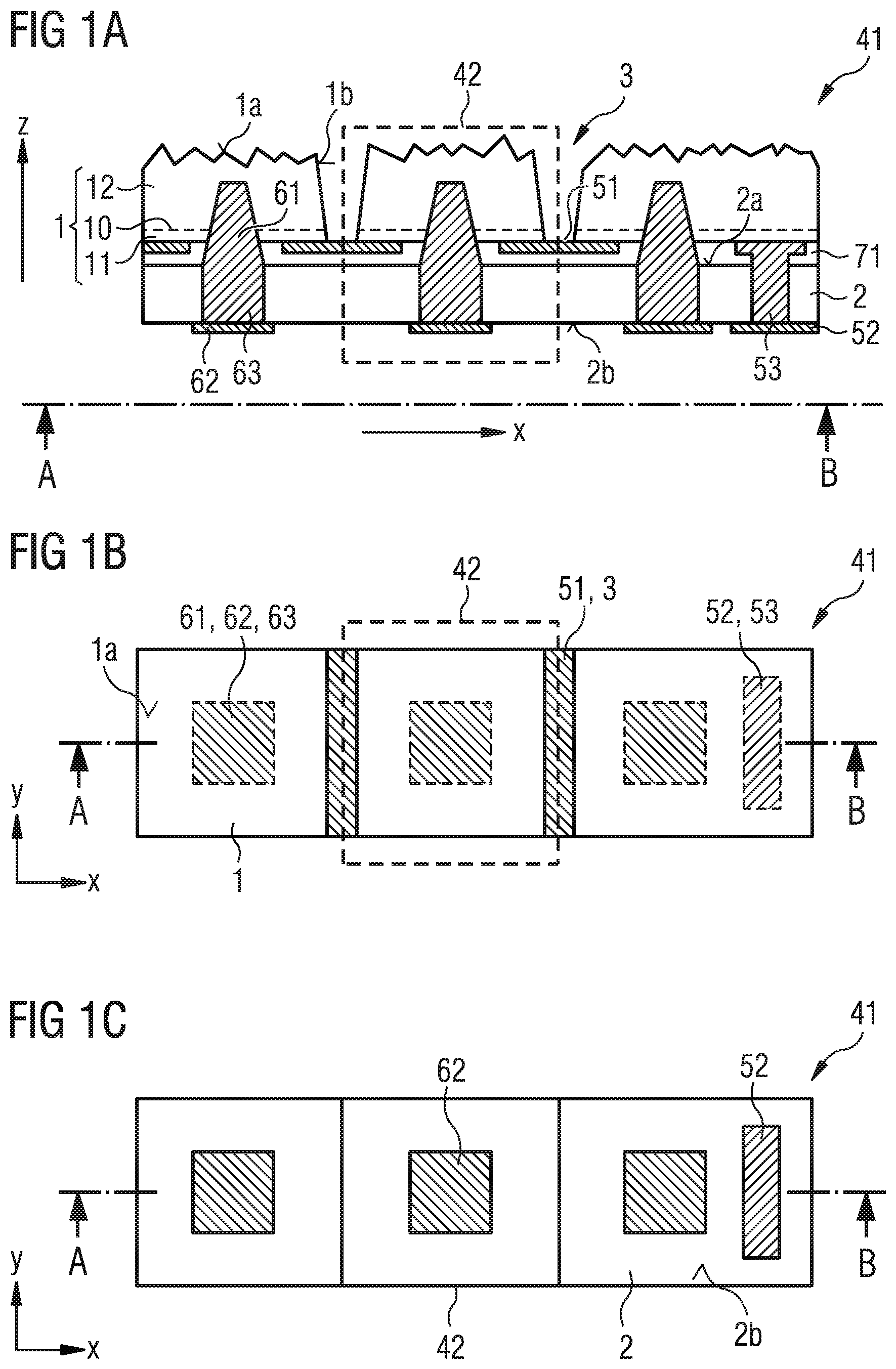 Patent US12324282 — Optoelectronic arrangement and method for producing an optoelectronic arrangement — Figure 1