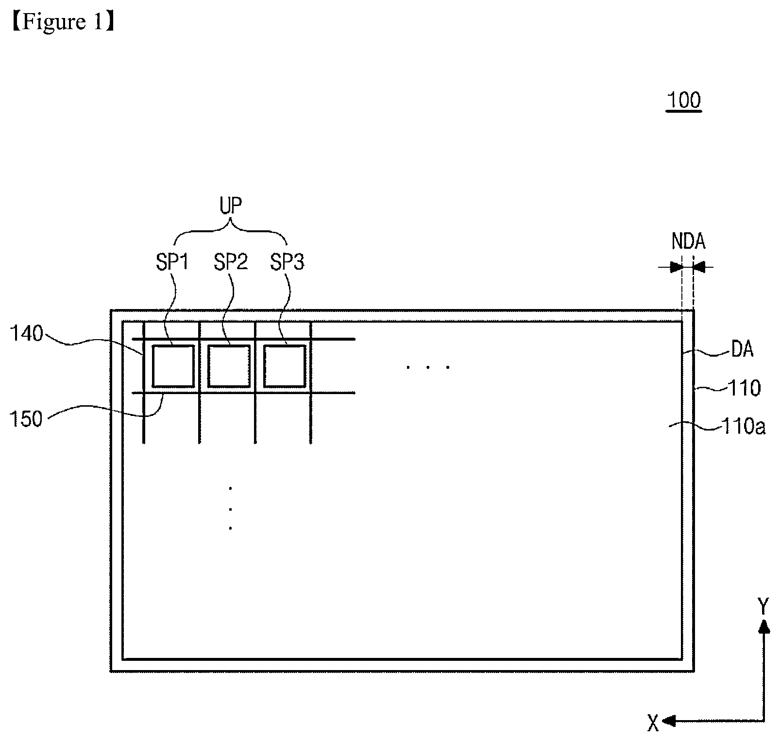Patent US12324294 Figure 1 – Light emitting diode display device