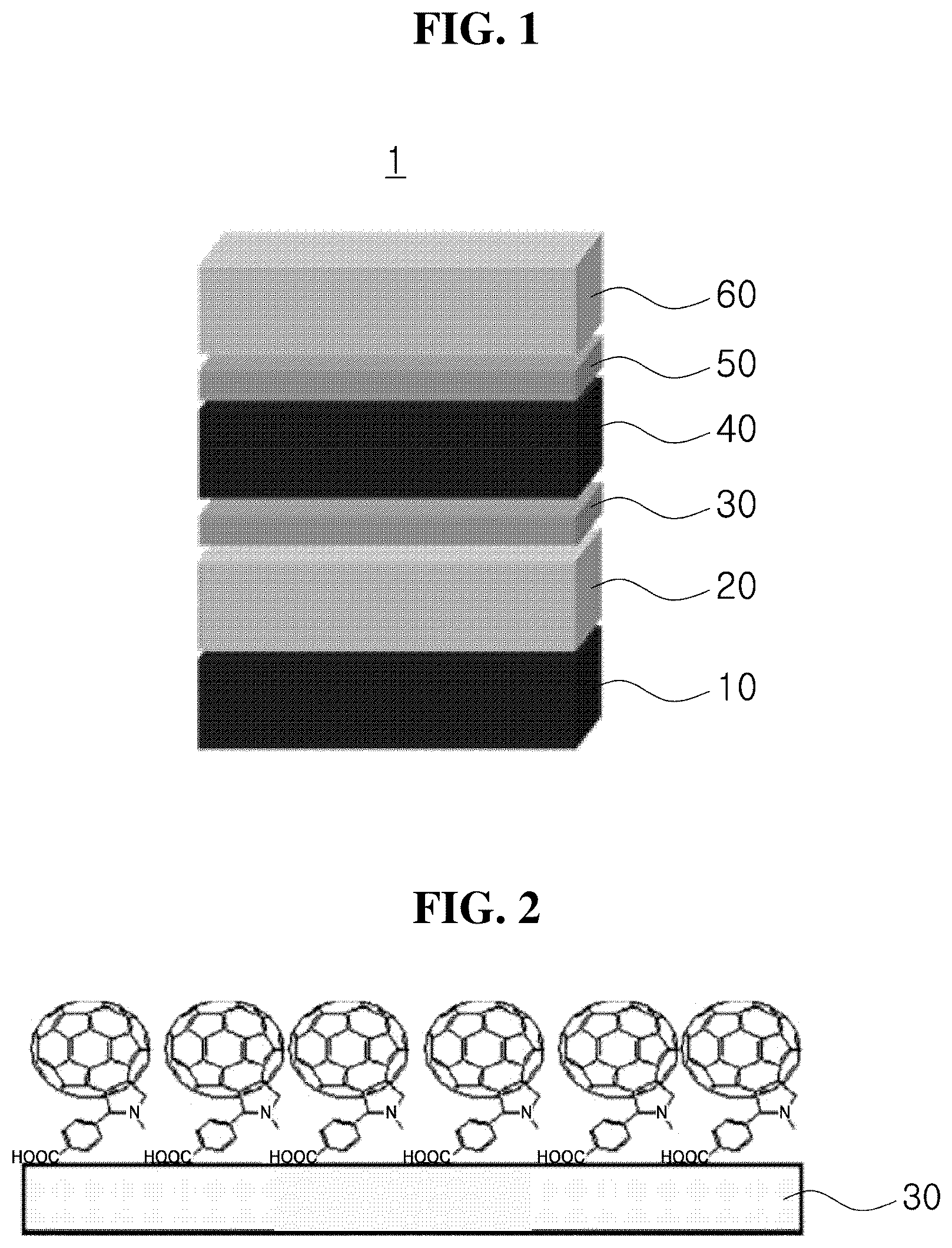 Patent US12324296 — Inverted organic photovoltaic cell and method of manufacturing same — Figure 1