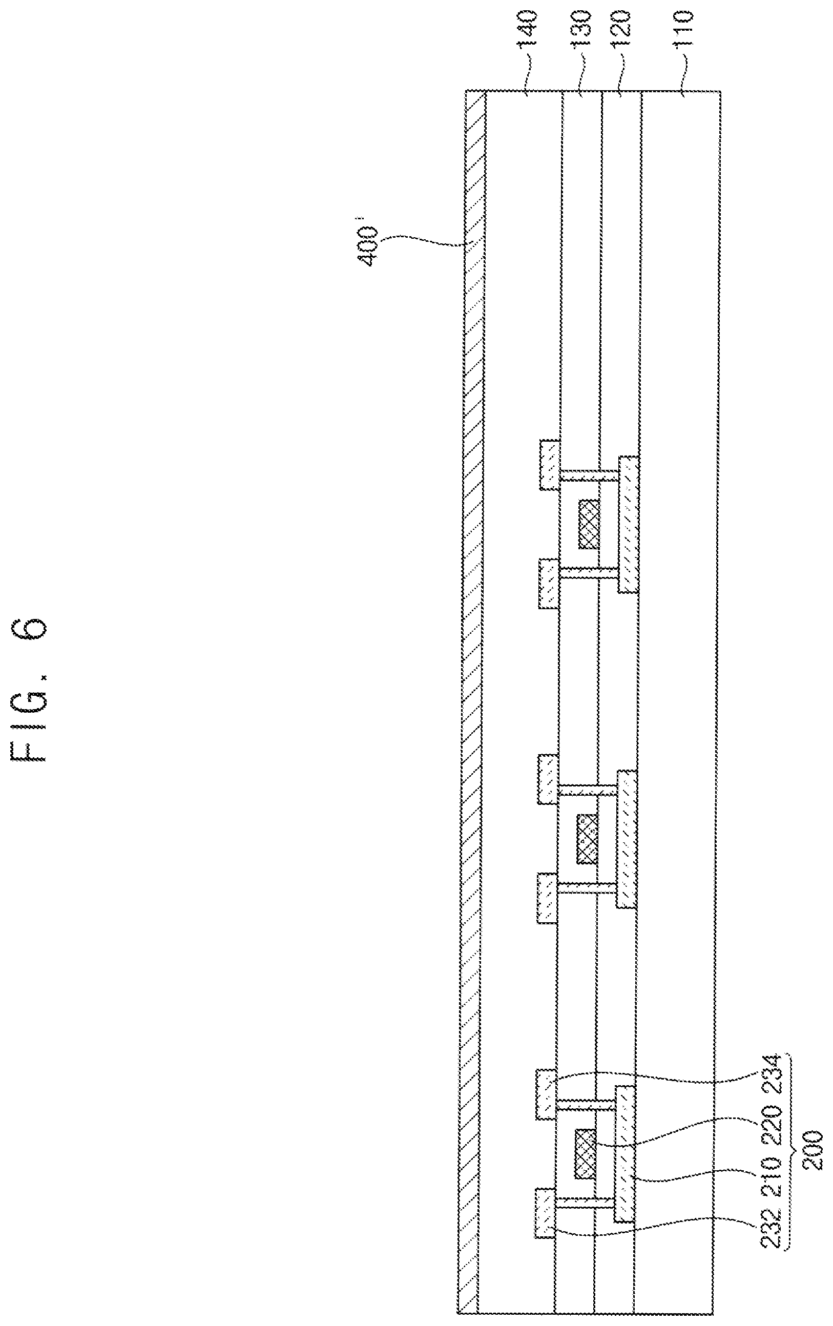 Patent US12324304 Figure 6 – Display panel and method of providing the same