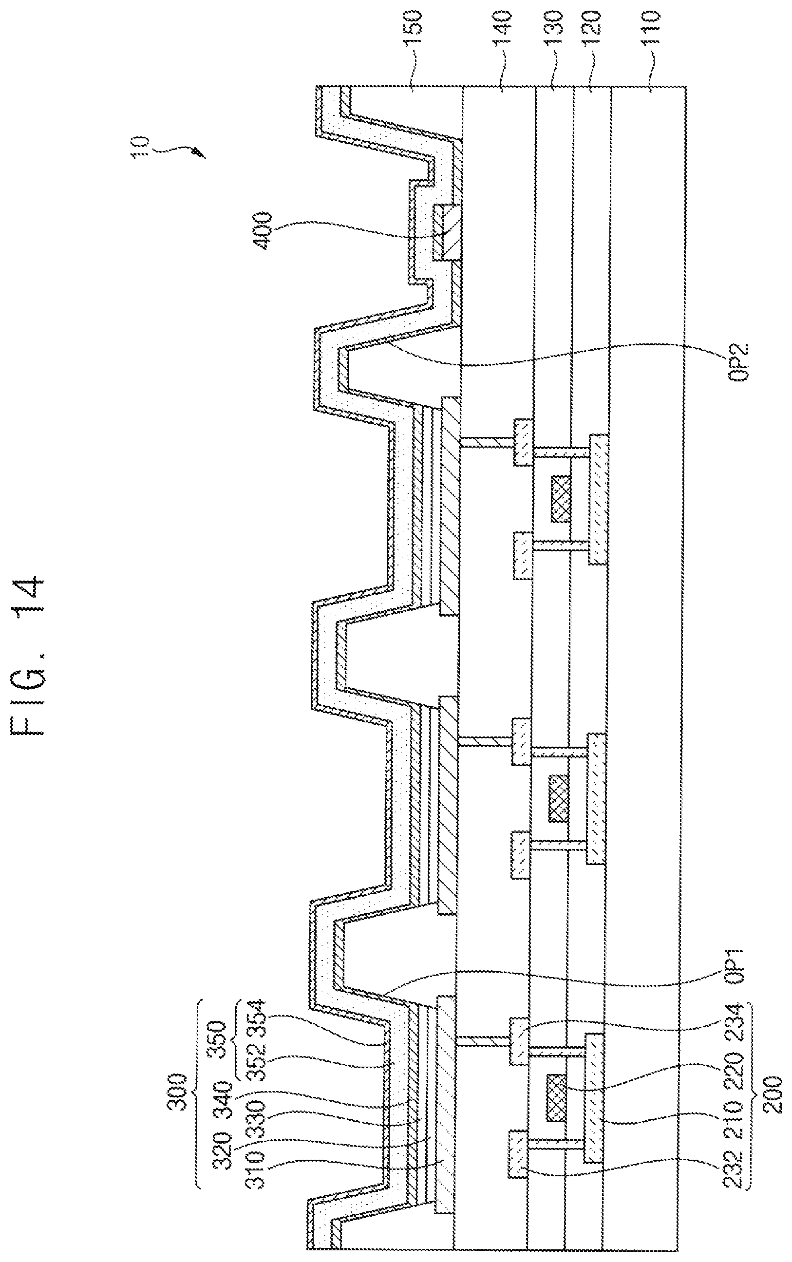 Patent US12324304 Figure 14 – Display panel and method of providing the same