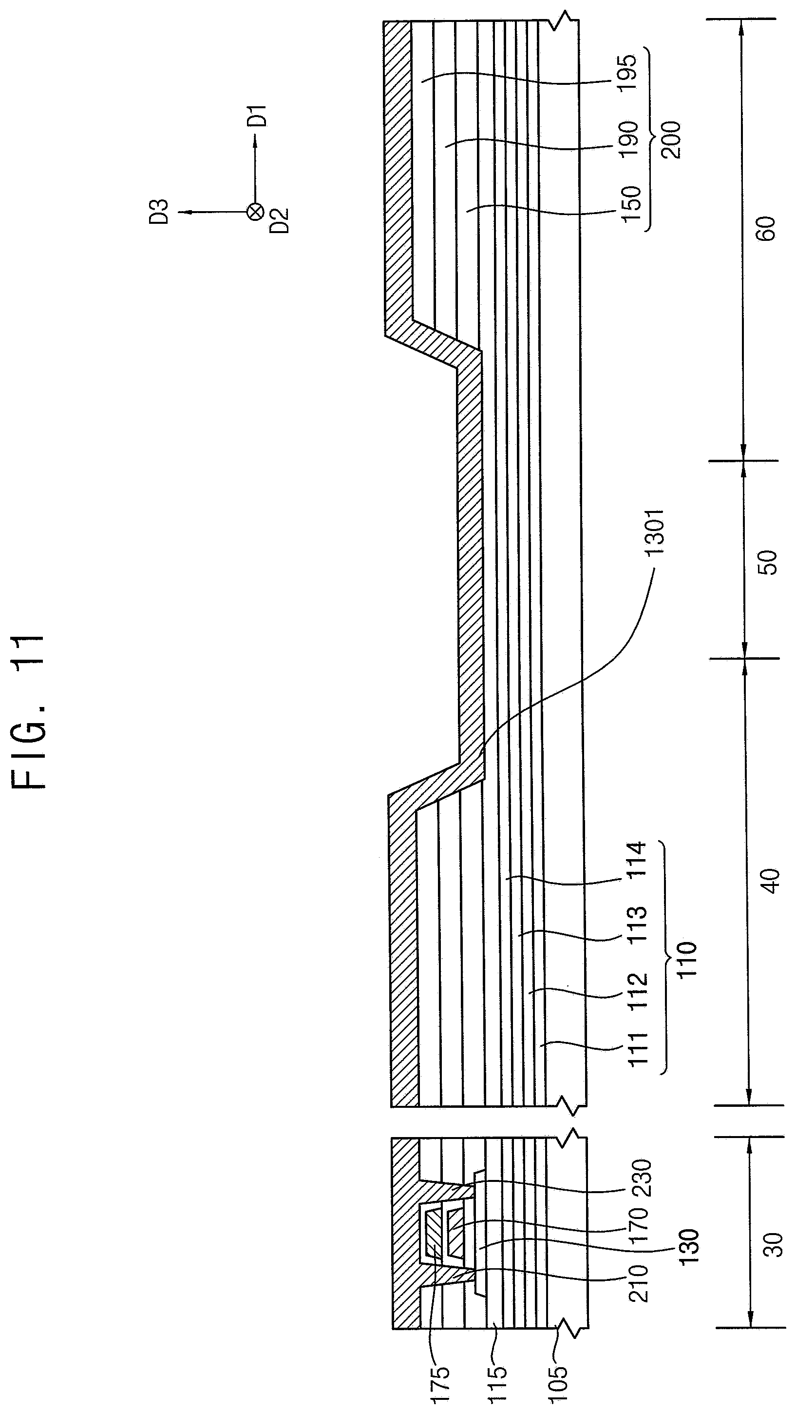 Patent US12324319 Figure 12 – Organic light emitting display device and a method of manufacturing organic light emitting display device