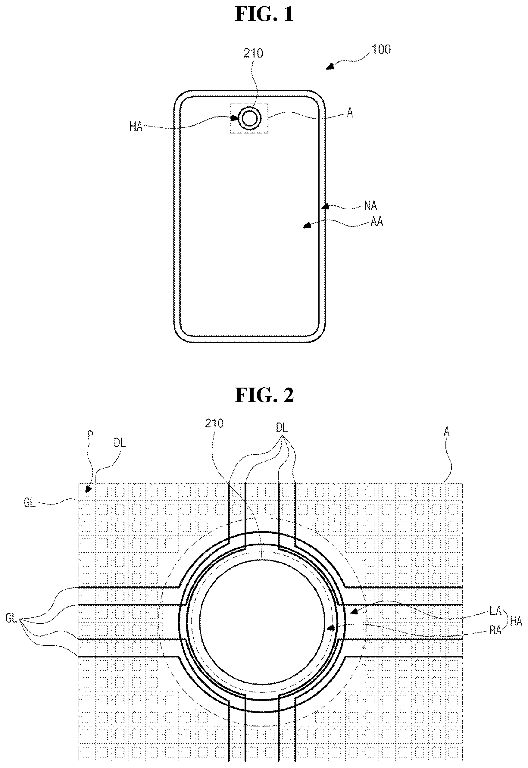 Patent US12324328 — Display device — Figure 1