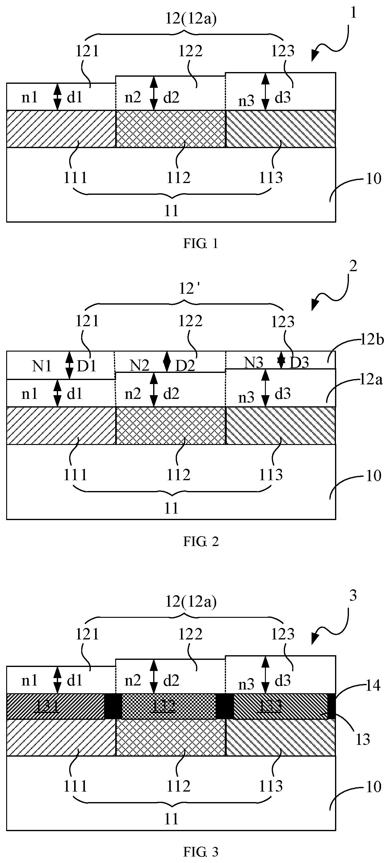Patent US12324343 — Top emitting display panels and display devices — Figure 1