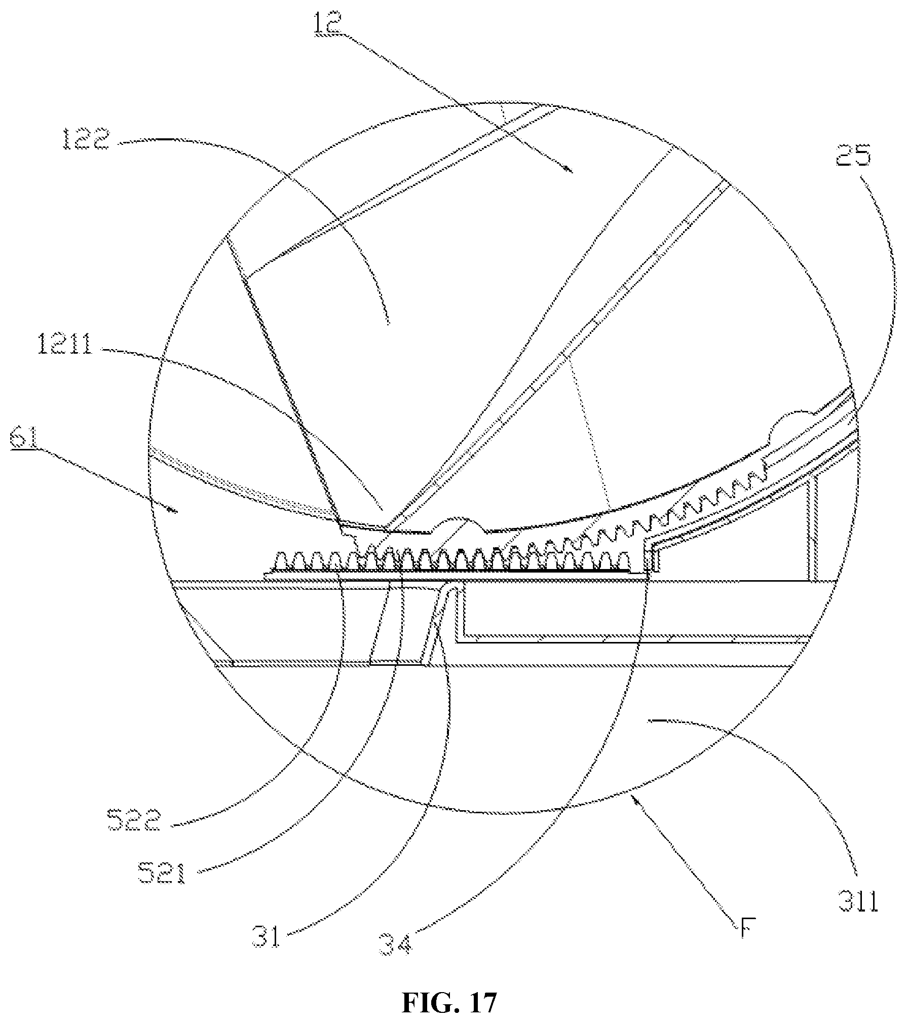 Patent US12324407 Figure 17 – Pet toilet