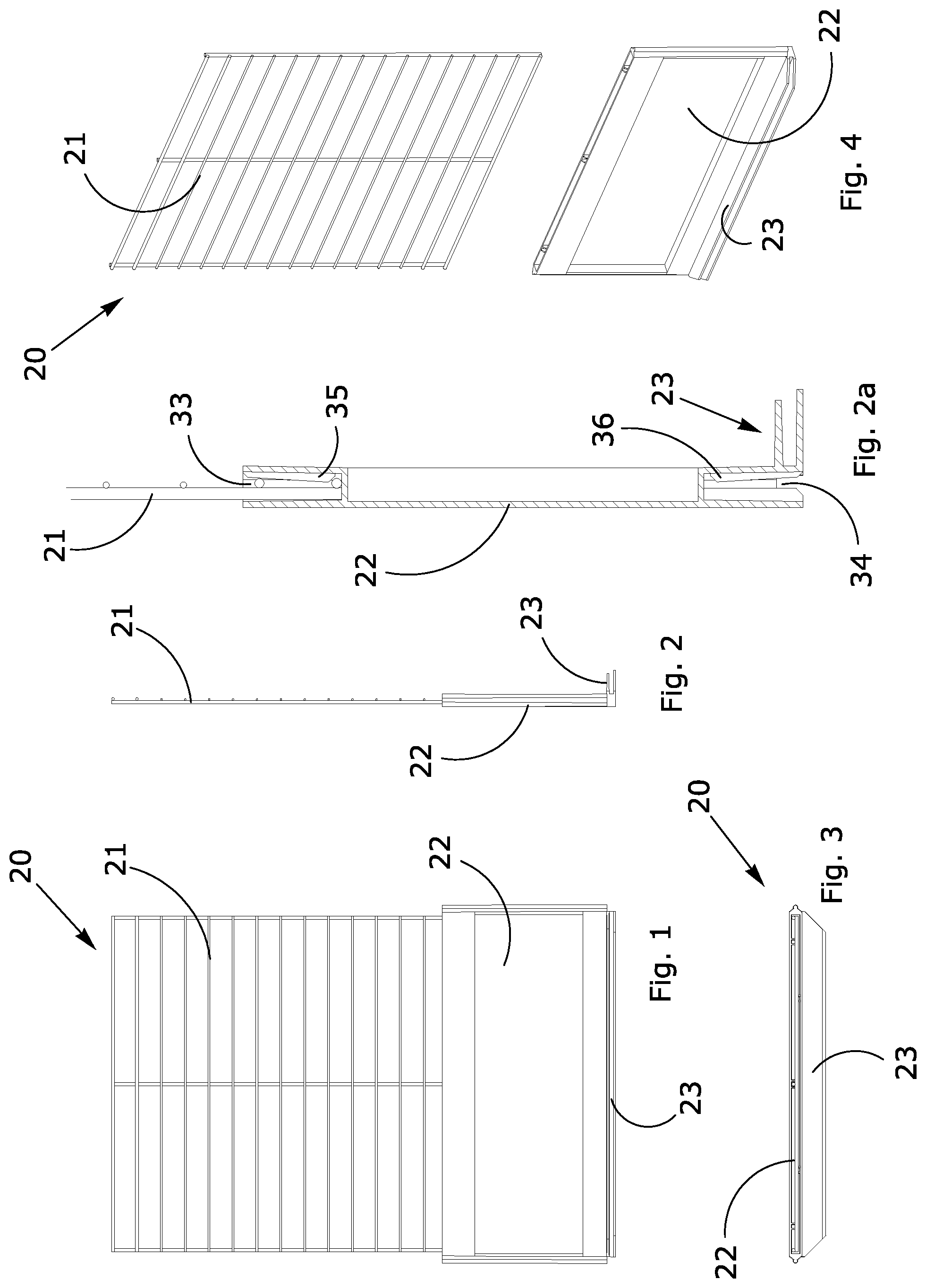Patent US12324411 — Modular frame expandable to form a pet's cage — Figure 1