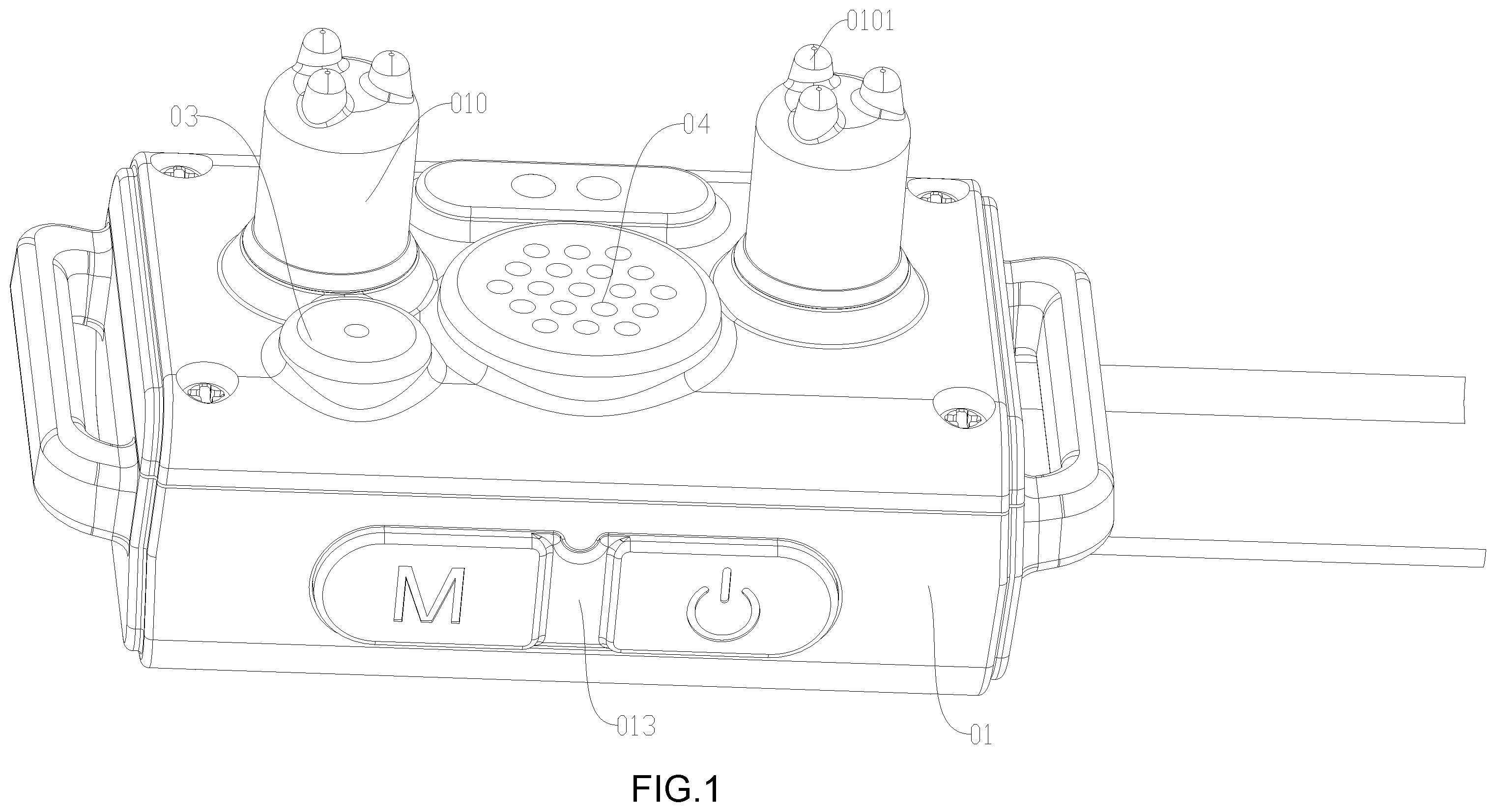 Patent US12324413 Figure 1 – Auxiliary pet training apparatus