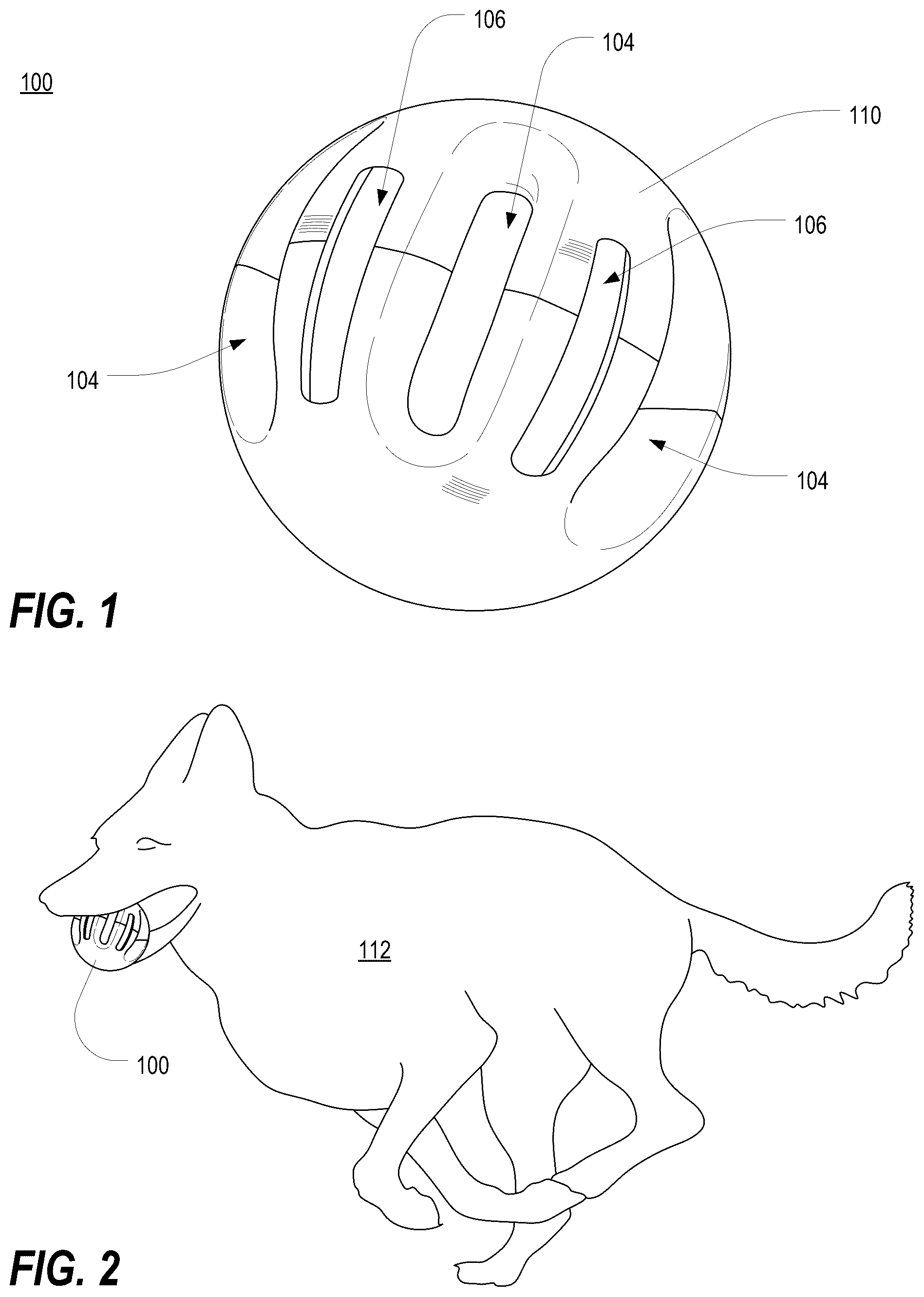 Patent US12324414 — Breathing support pet toy and method of use — Figure 1