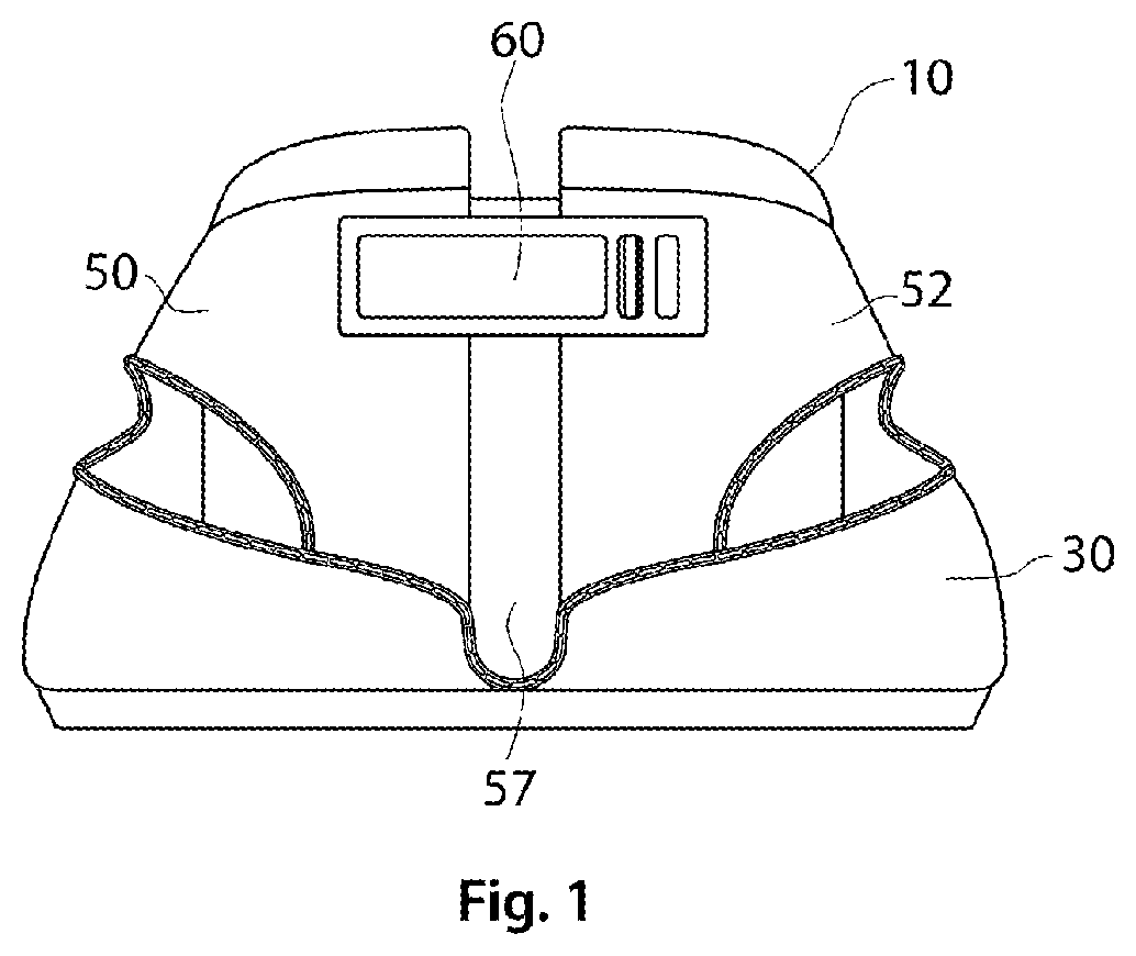 Patent US12324426 — Equine hoof boot — Figure 1