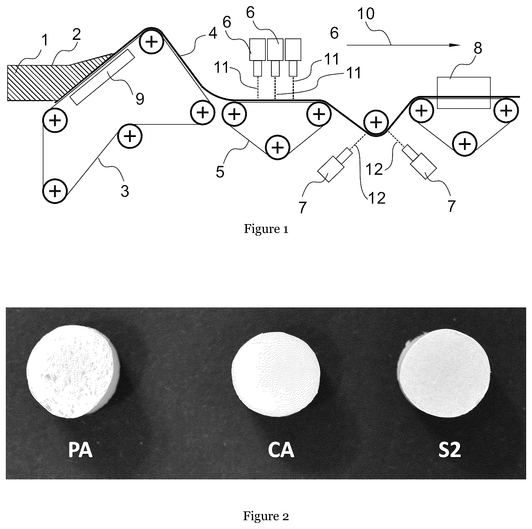 Patent US12324456 — Hydro-entangled filter material for smoking products — Figure 1
