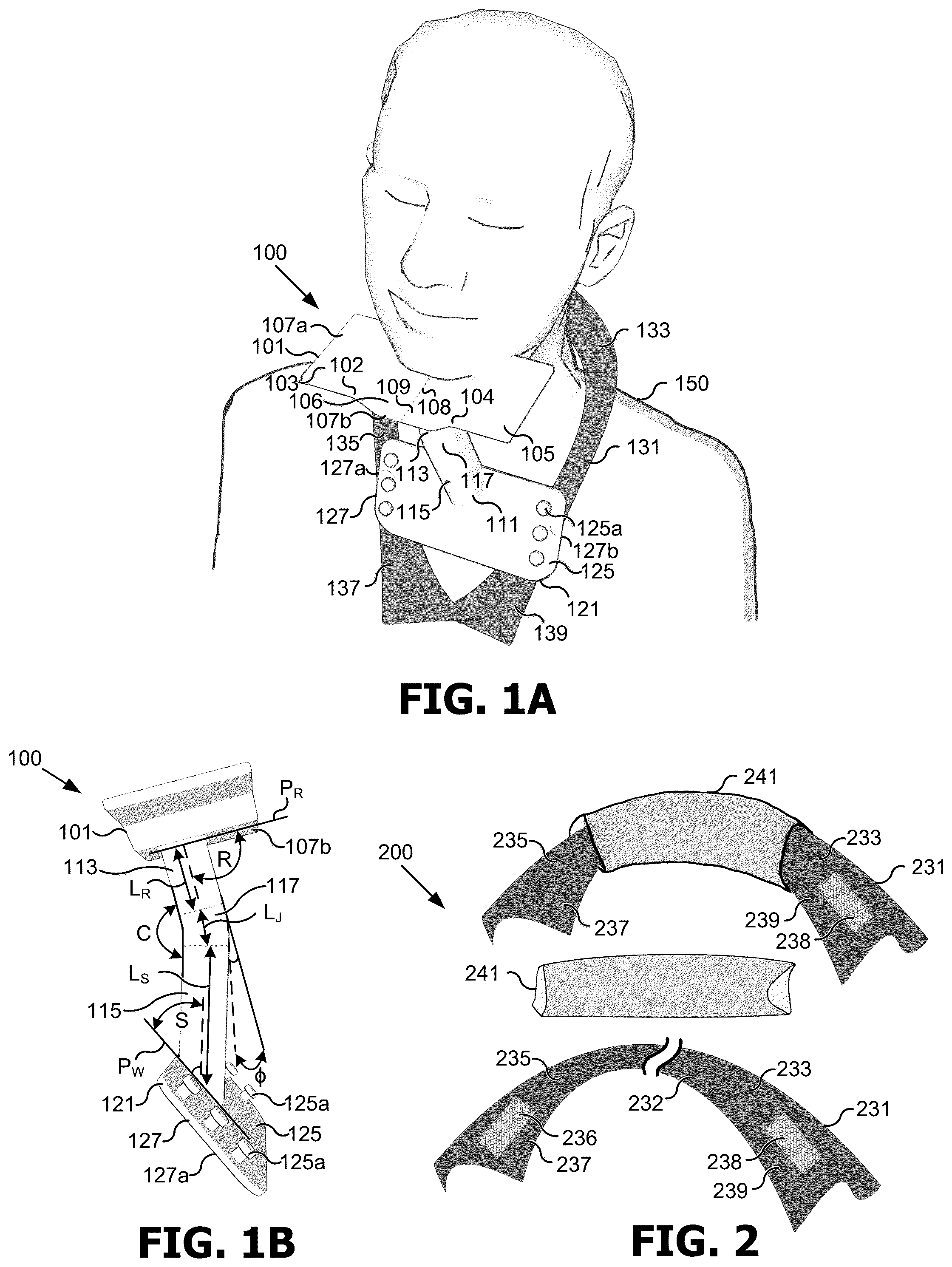 Patent US12324525 — Brace device and method — Figure 1