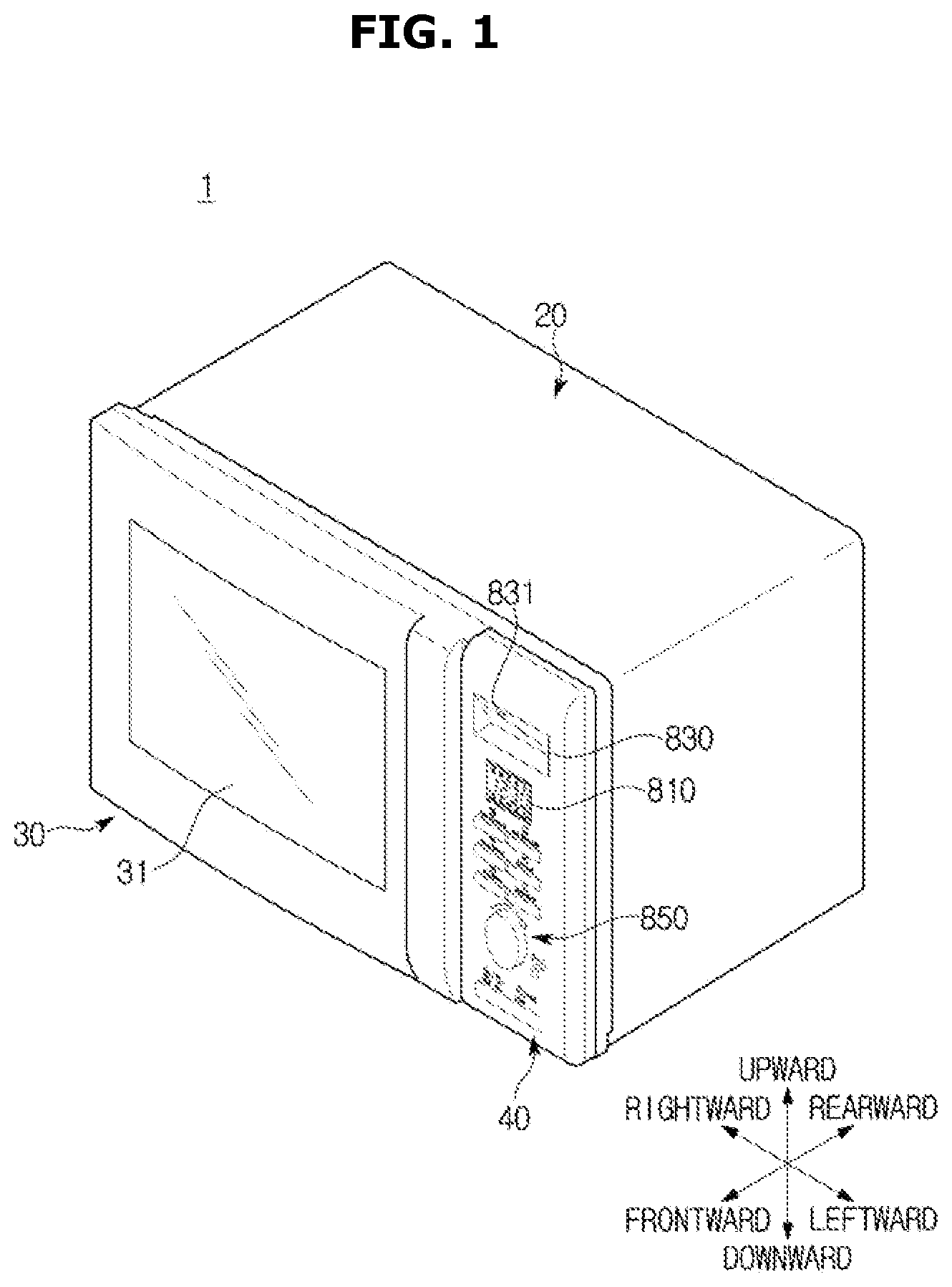 Patent US12324536 — Cooking apparatus and method of controlling the cooking apparatus — Figure 1