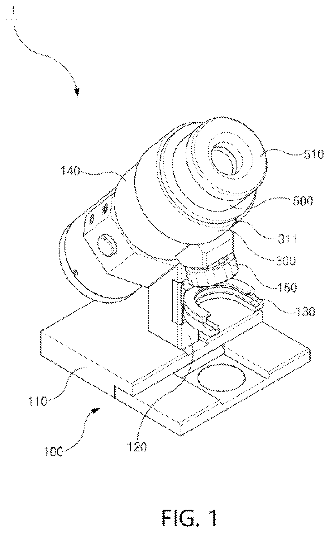 Patent US12324541 — Coffee grinder having improved accuracy of burr alignment for grinding uniformity — Figure 1