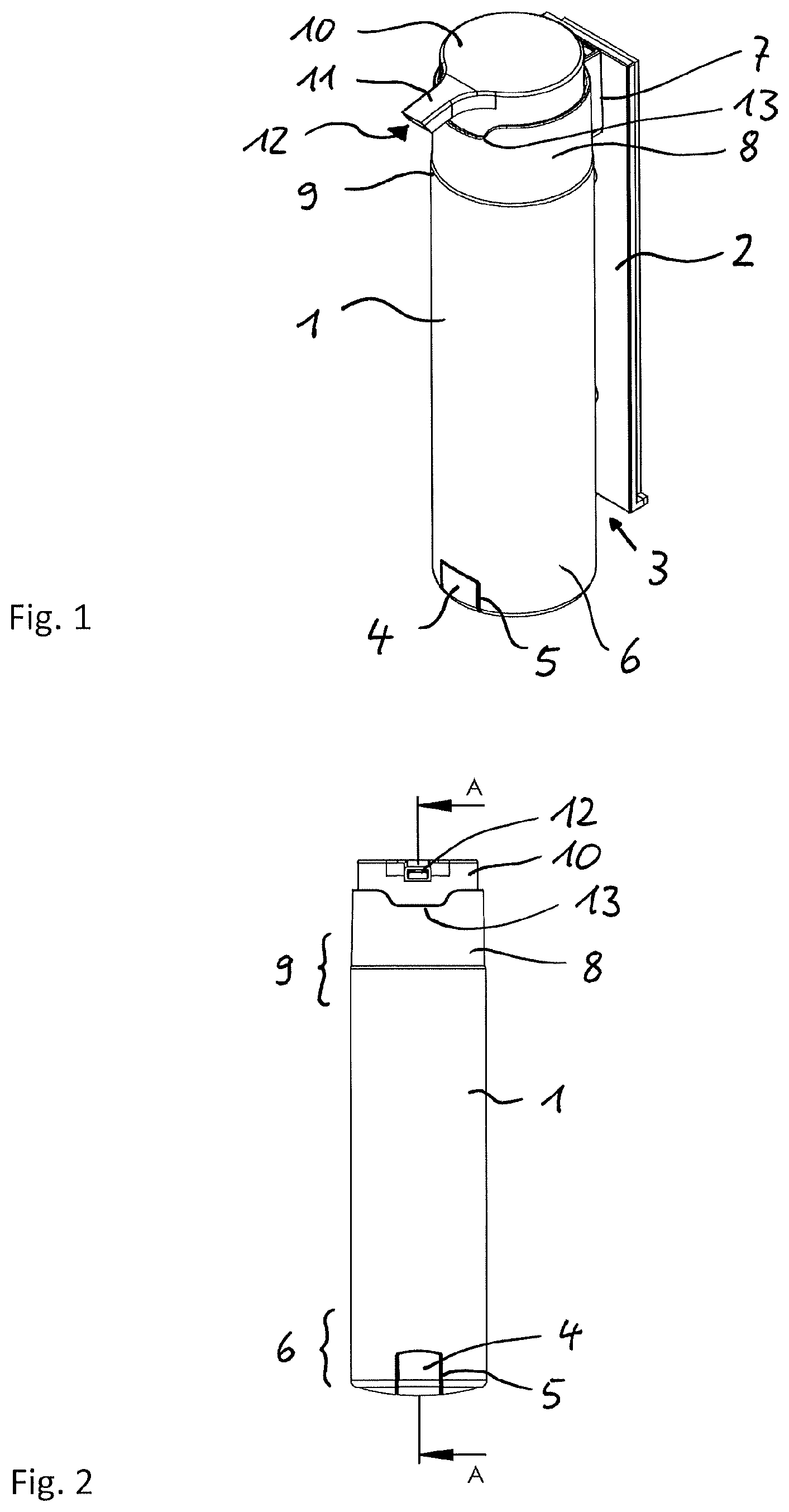 Patent US12324549 — Wall-mounted metering dispenser — Figure 1