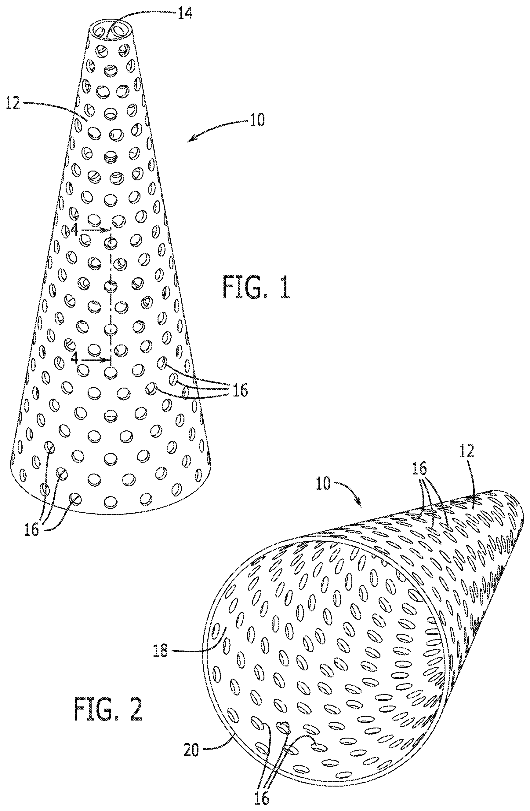 Patent US12324555 — Dishwasher-safe washing stand for conical bags — Figure 1