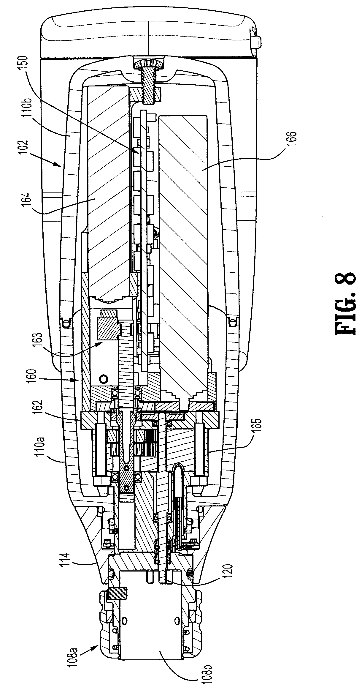 Patent US12324579 Figure 7 – Mechanisms for compensating for battery pack failure in powered surgical instruments