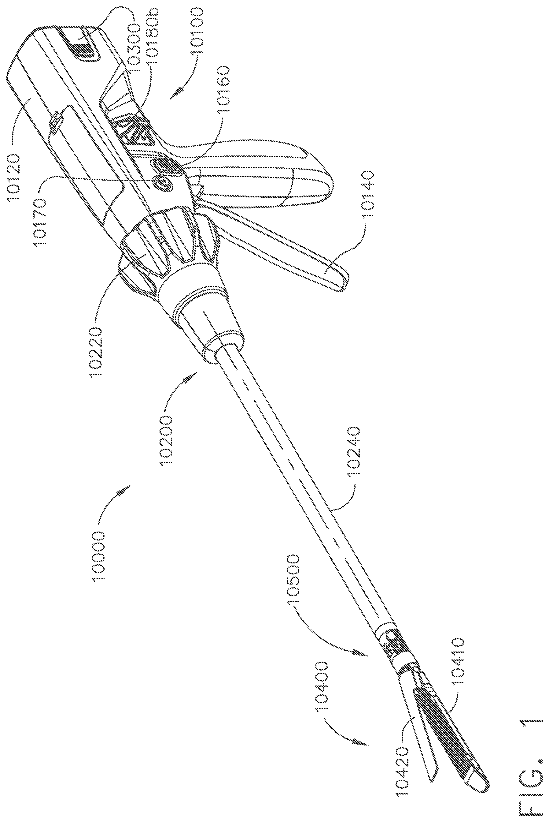 Patent US12324580 Figure 1 – Method of powering and communicating with a staple cartridge