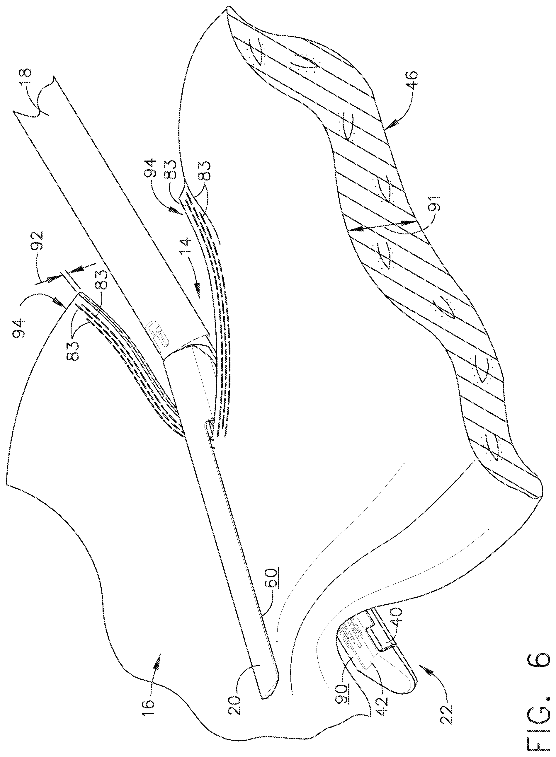 Patent US12324585 Figure 5 – Fastener cartridges including extensions having different configurations