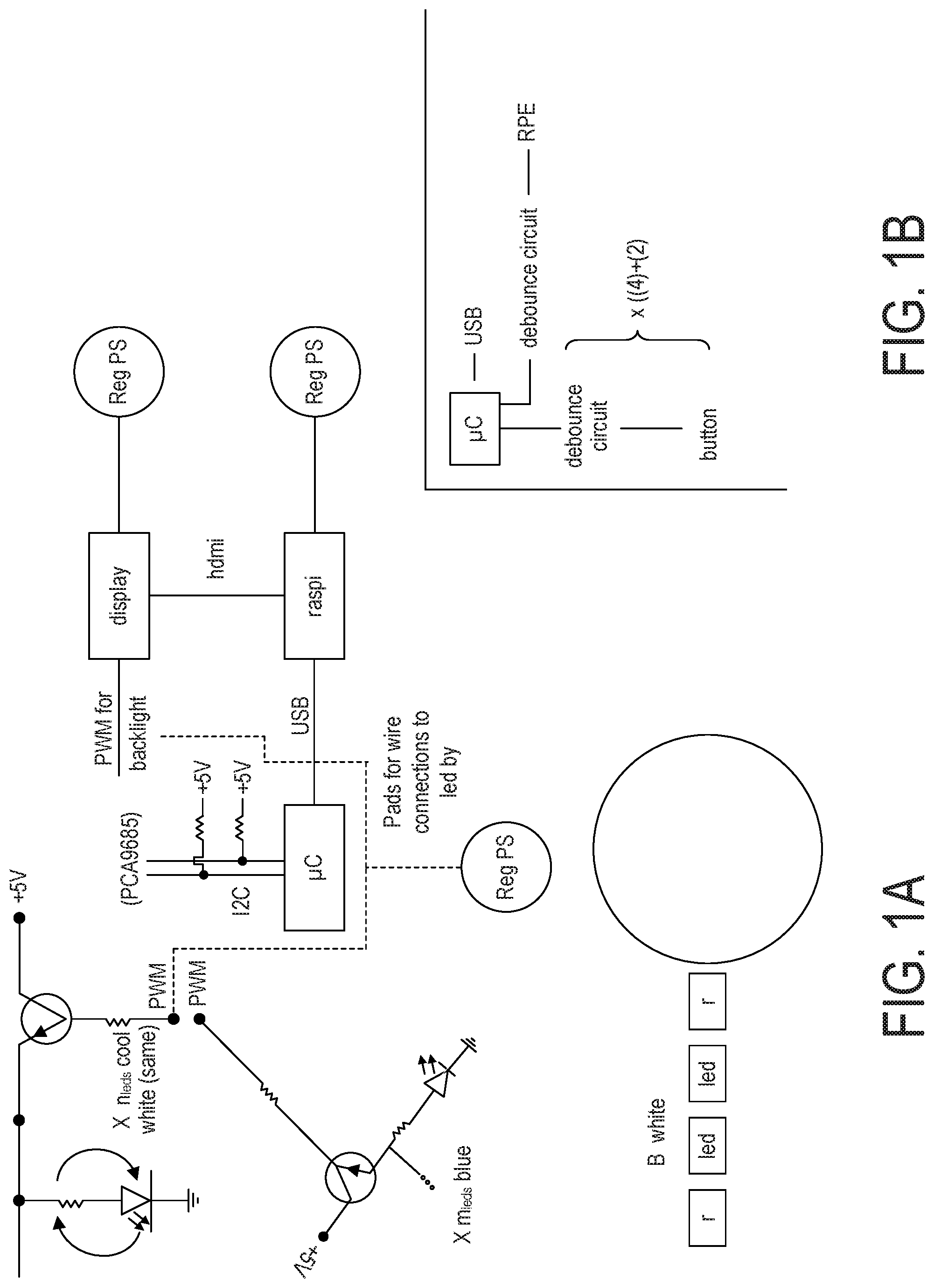 Patent US12324624 — Glare testing device — Figure 1