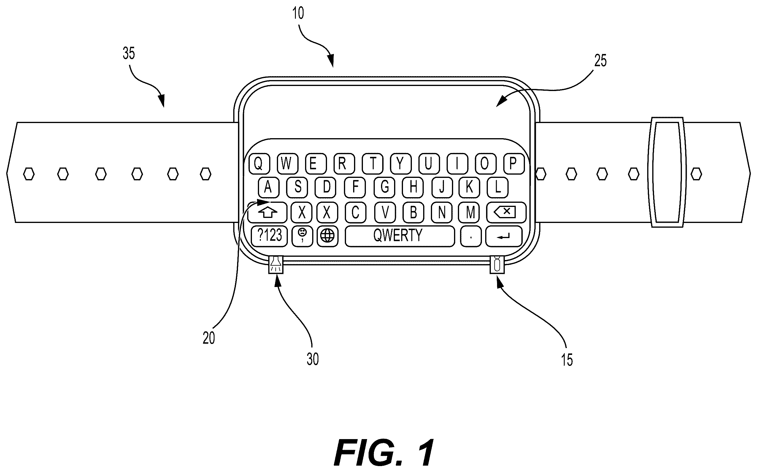 Patent US12324665 — Attention deficit hyperactivity disorder alert device — Figure 1