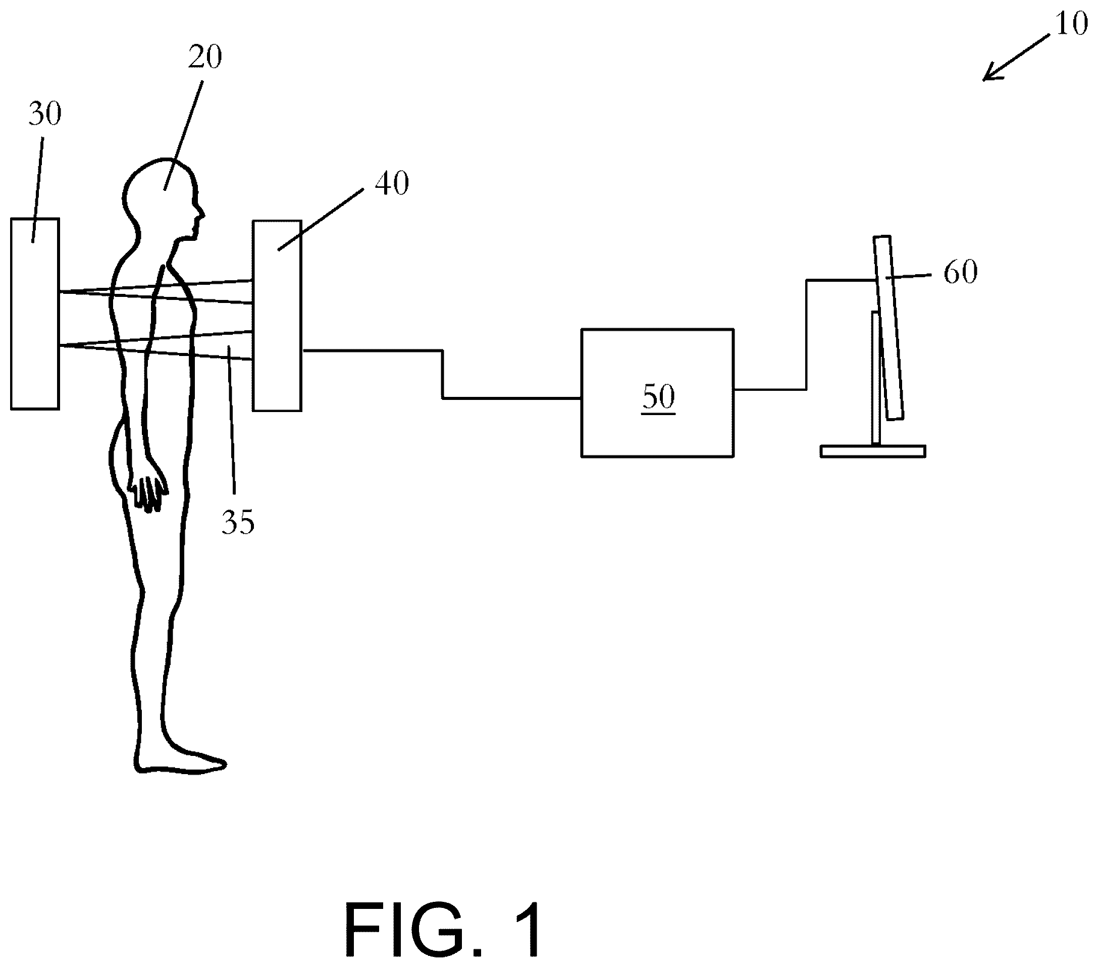 Patent US12324690 — Method of obtaining x-ray images — Figure 1