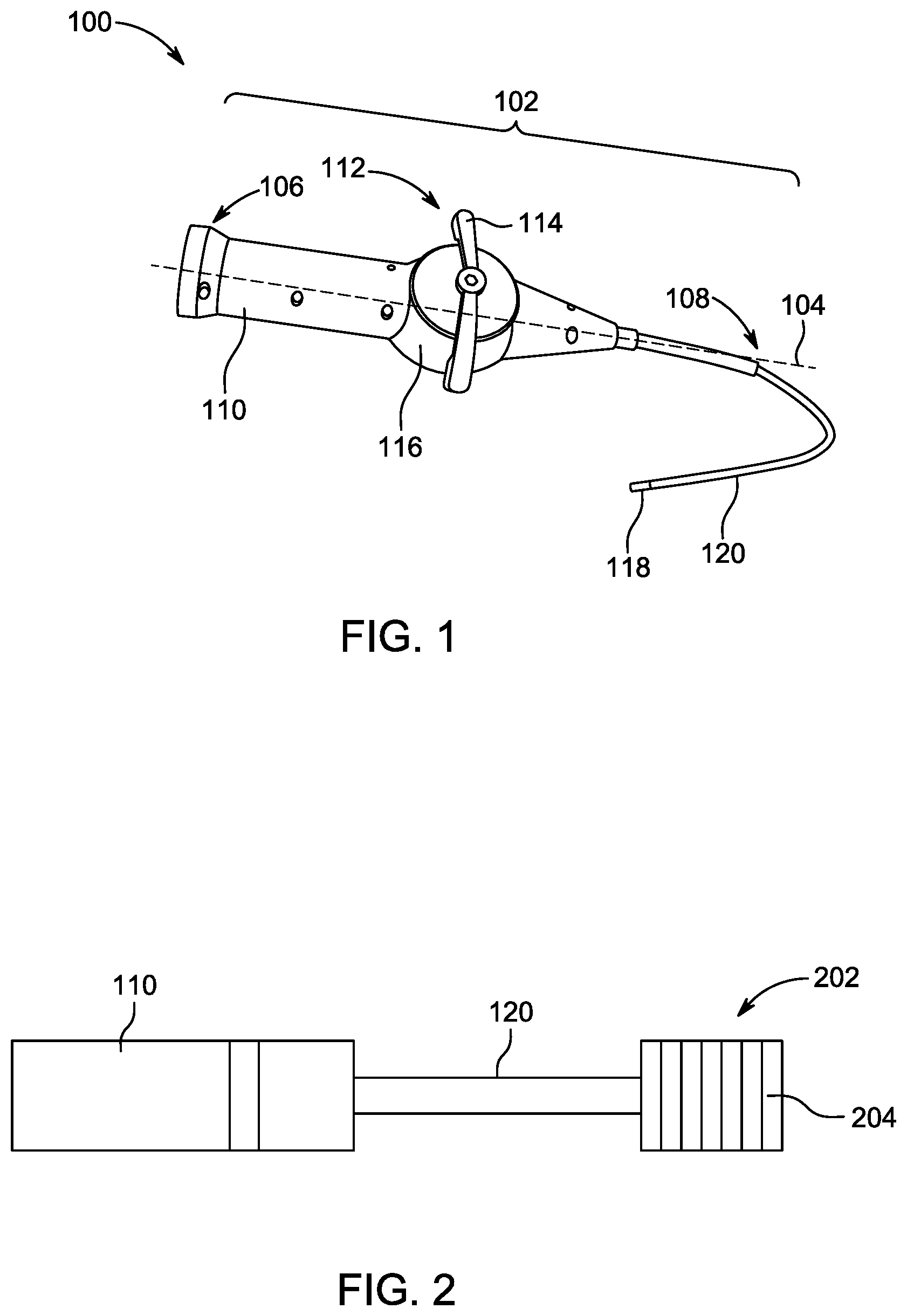 Patent US12324702 — Ultrasonic catheter — Figure 1