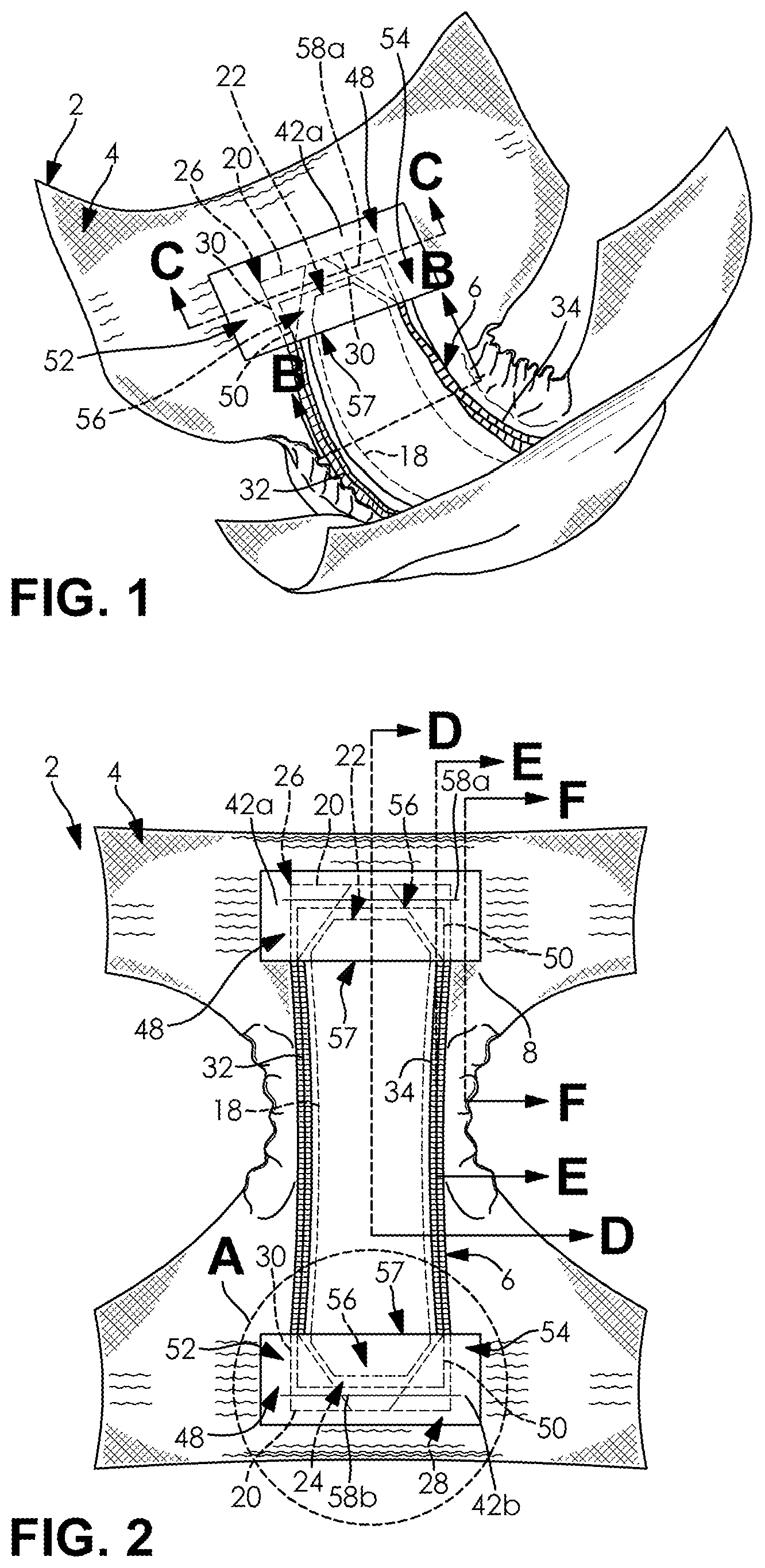 Patent US12324733 — Insert patch with liquid barrier — Figure 1