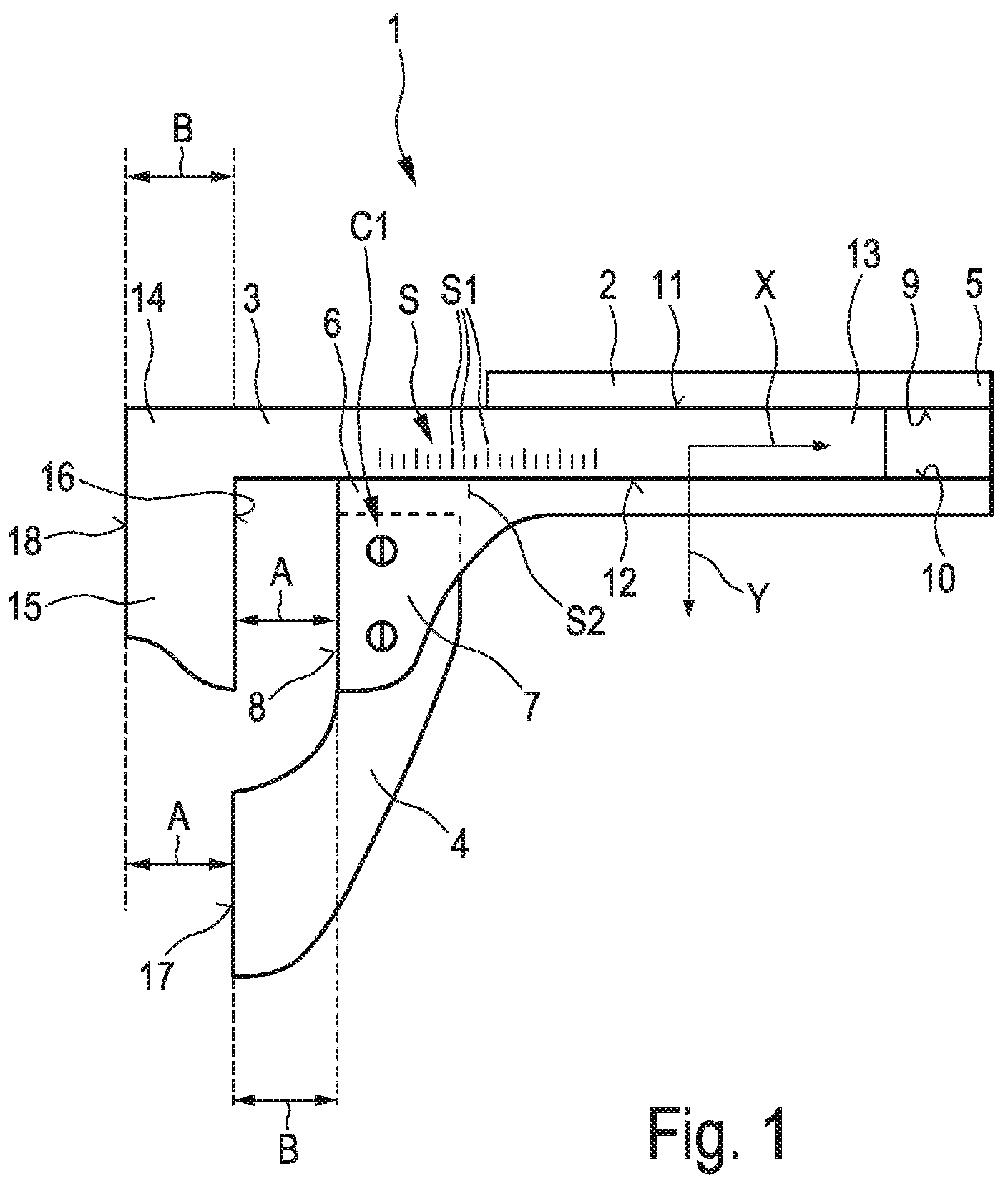 Patent US12324751 — Multipurpose measurement instrument for use in a knee-joint replacement operation — Figure 1