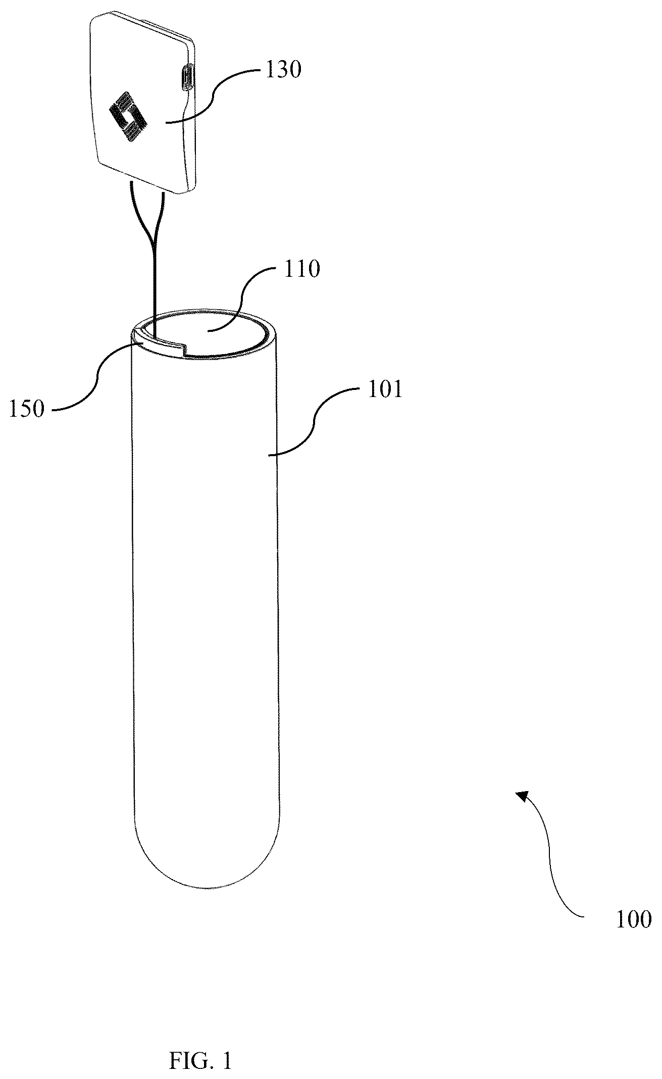 Patent US12324754 Figure 1 – System for residual limbs of amputees