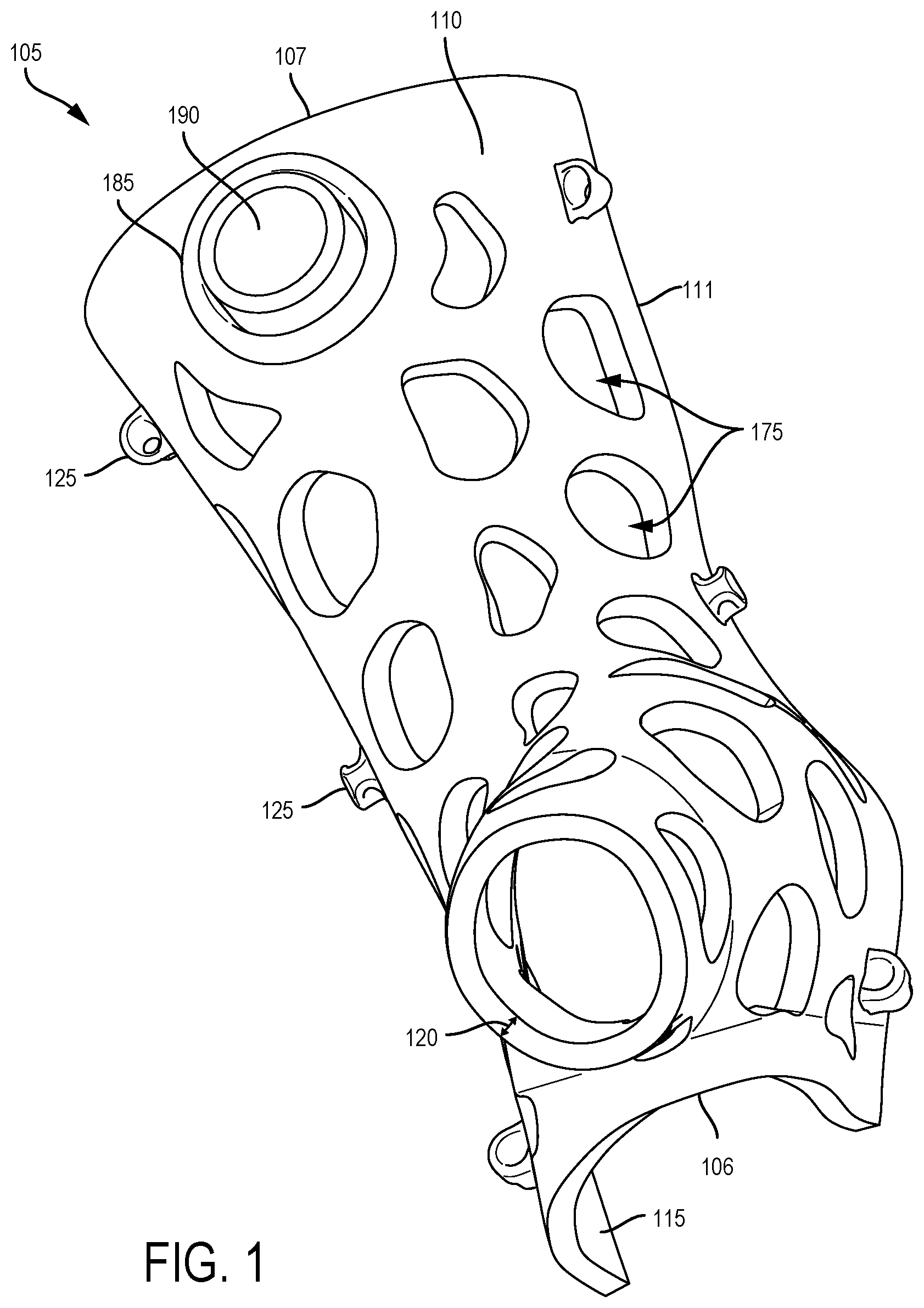 Patent US12324760 — Adjustable brace and processes for making and using same — Figure 1