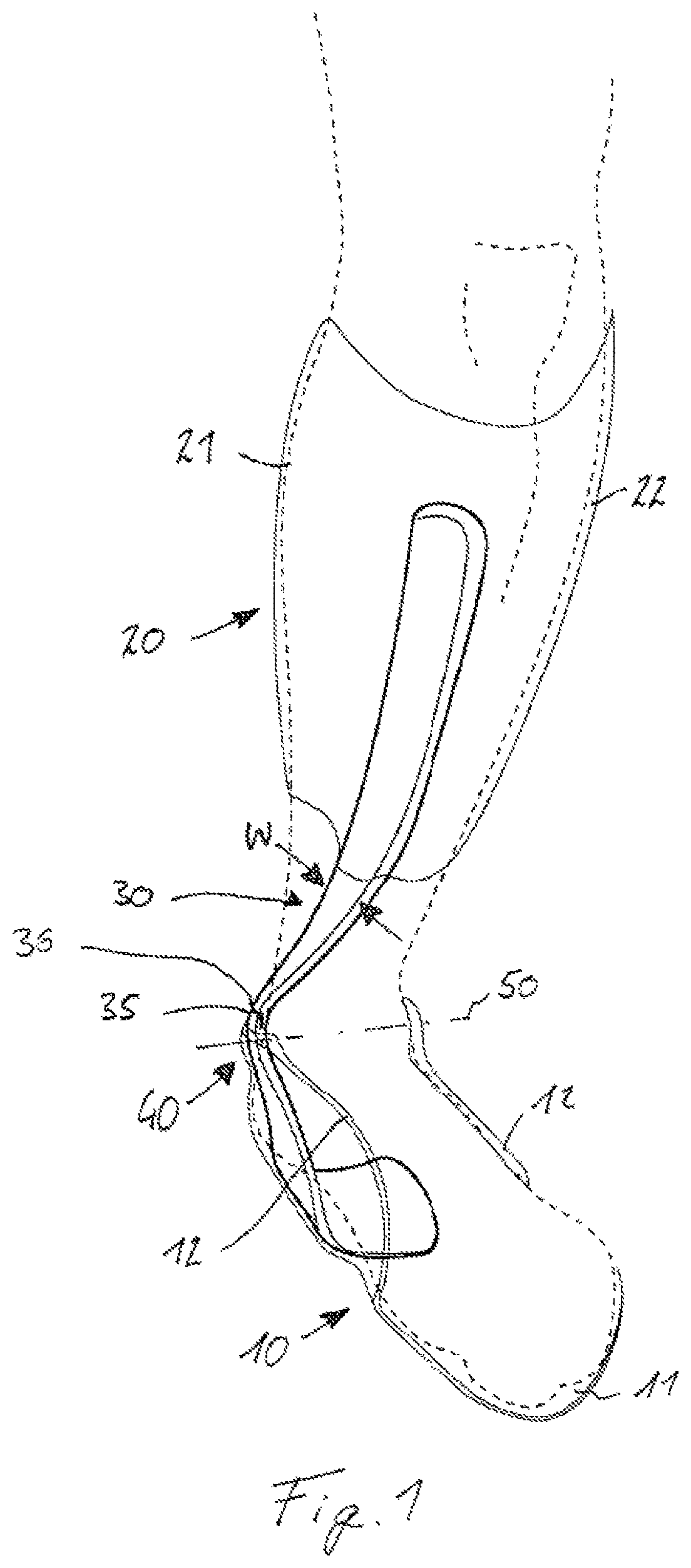 Patent US12324762 — Ankle/foot orthosis — Figure 1
