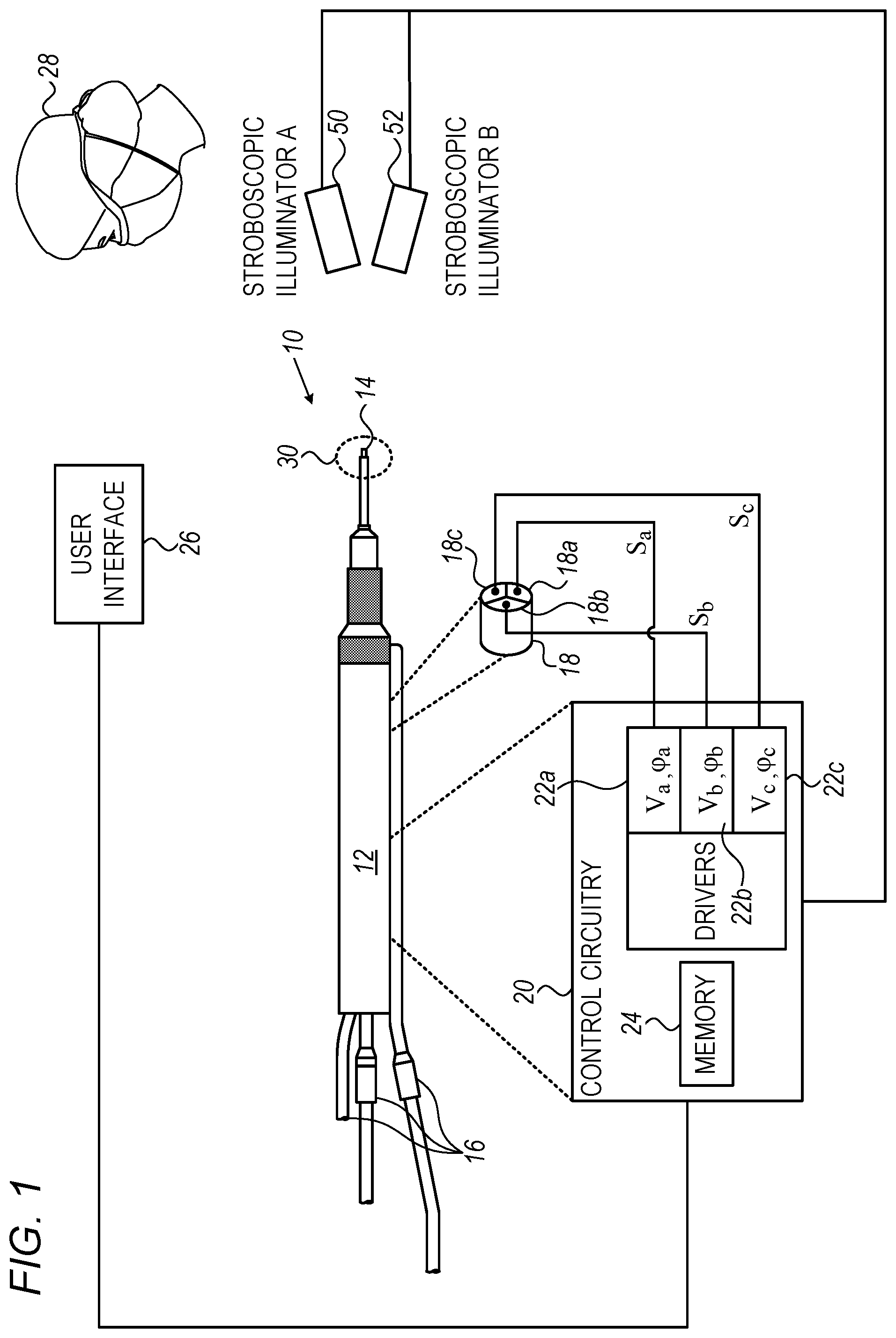 Patent US12324770 — Compensating for imperfect behavior of multi-piezoelectric crystal — Figure 1