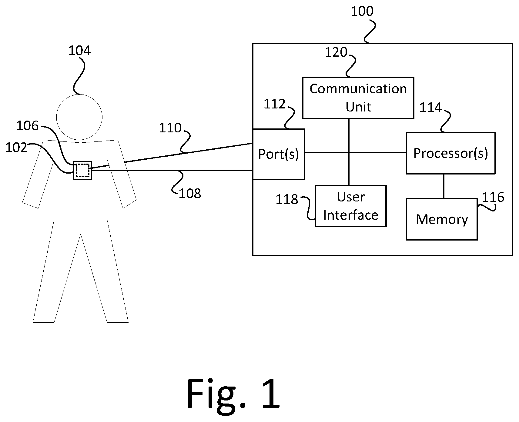 Patent US12324786 — Determining chest compression depth using impedance — Figure 1