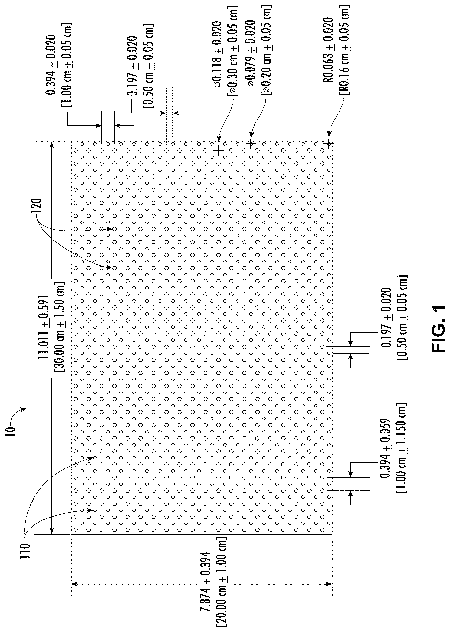 Patent US12324869 Figure 1 – Perforated tissue graft