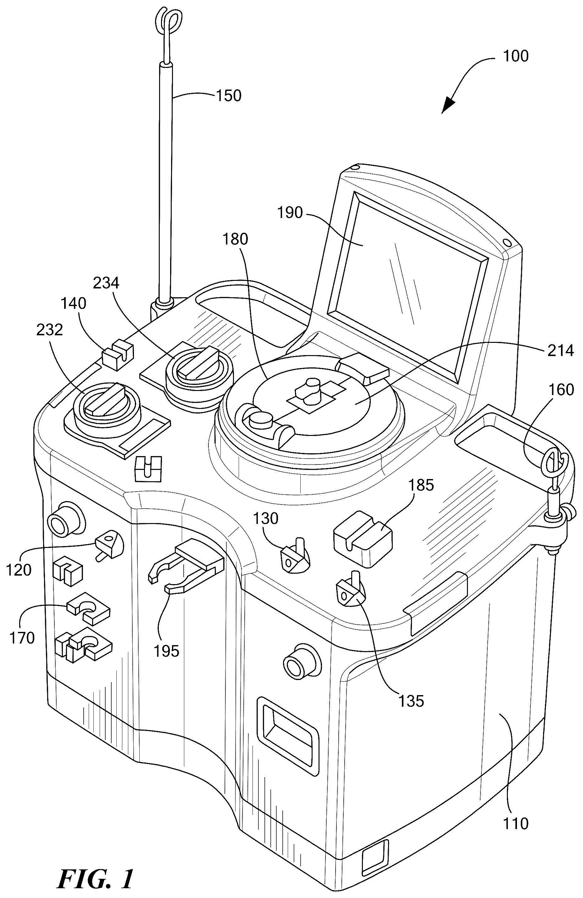 Patent US12324873 — System and method for collecting plasma — Figure 1