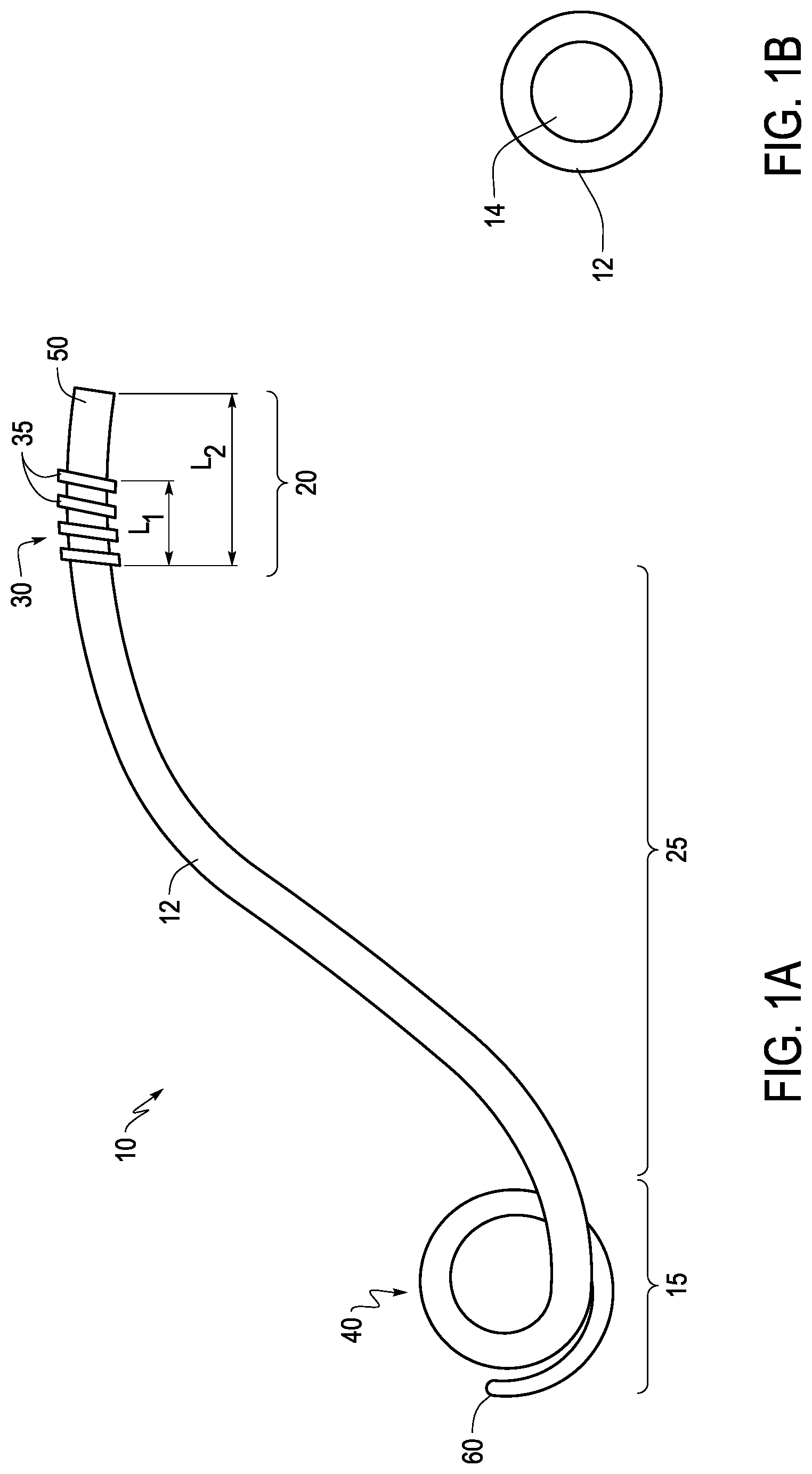 Patent US12324888 — Ureteral stent with anti-migration features — Figure 1