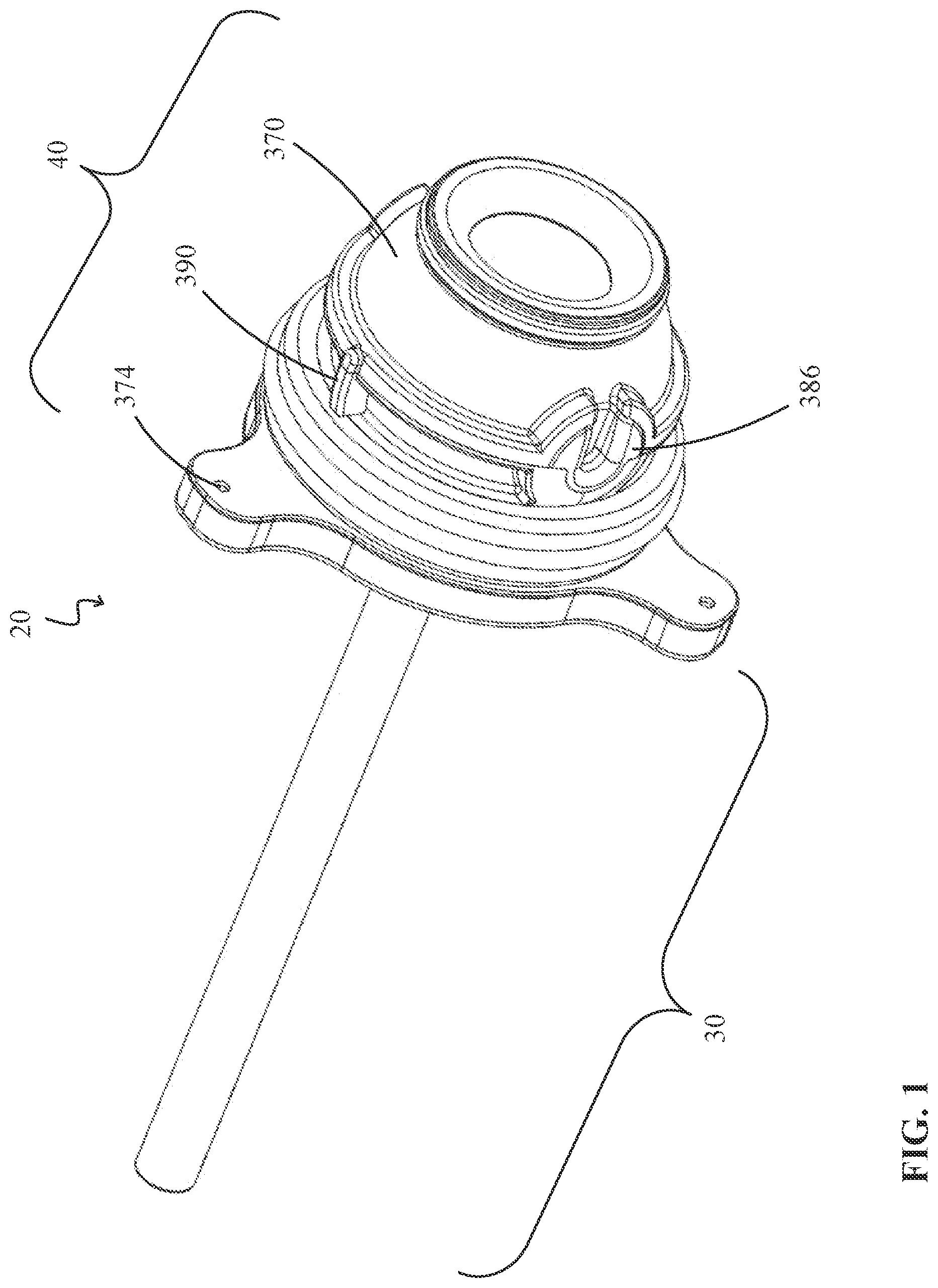 Patent US12324894 — Percutaneous access pathway system — Figure 1
