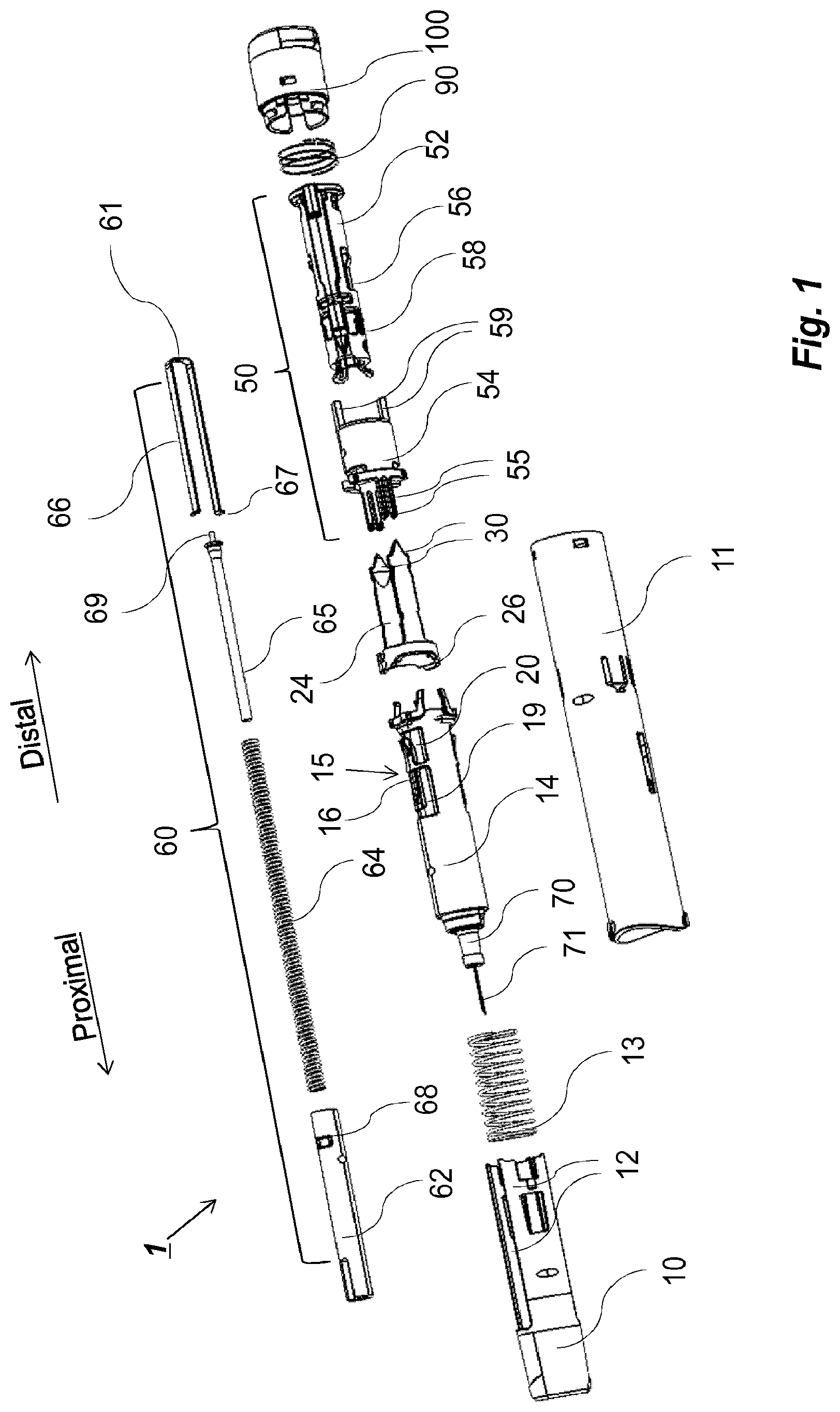 Patent US12324901 — Electrical information device for communicating information related to a medicament delivery — Figure 1