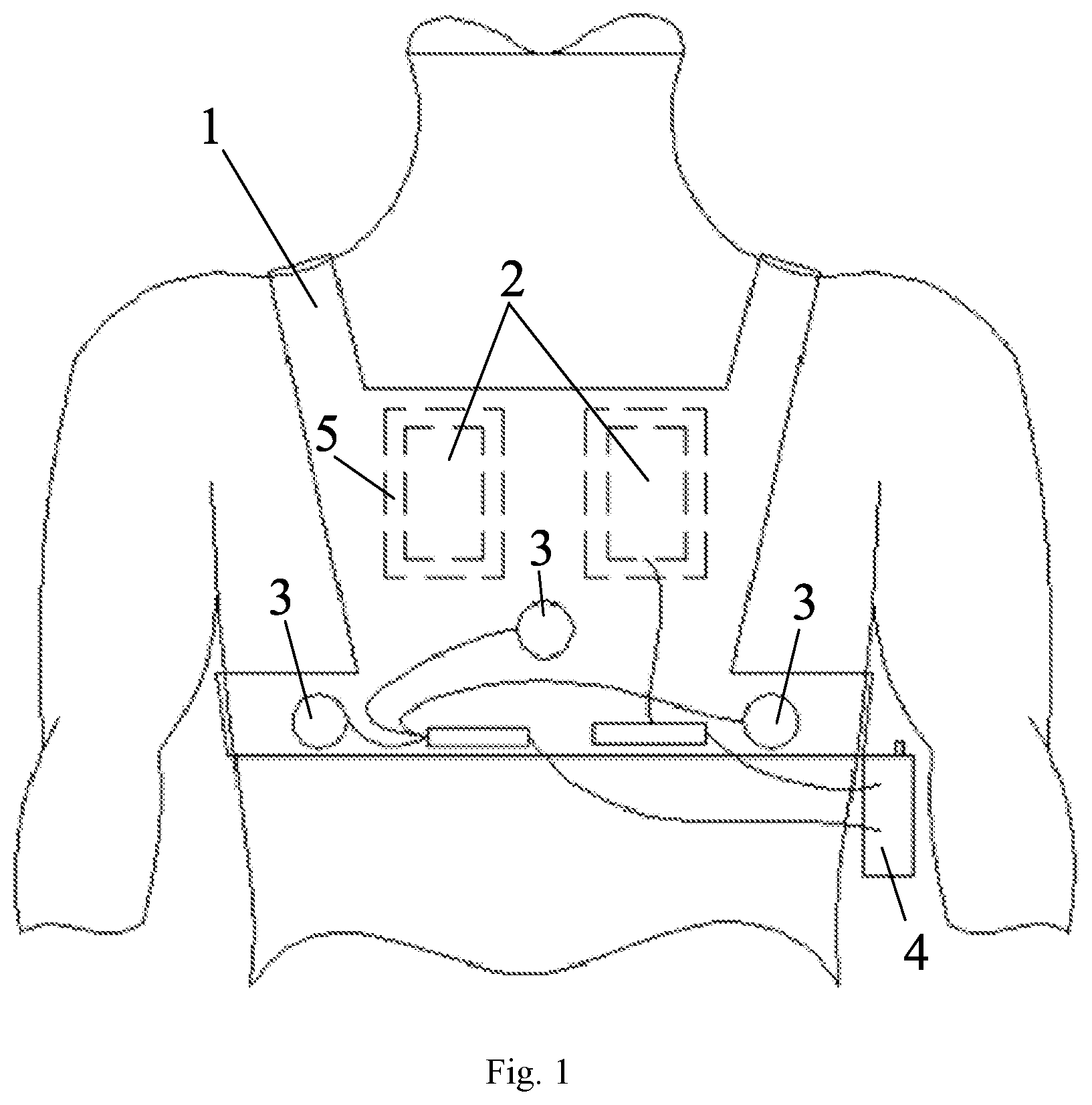 Patent US12324907 Figure 1 – Electrode plate and wearable defibrillation device