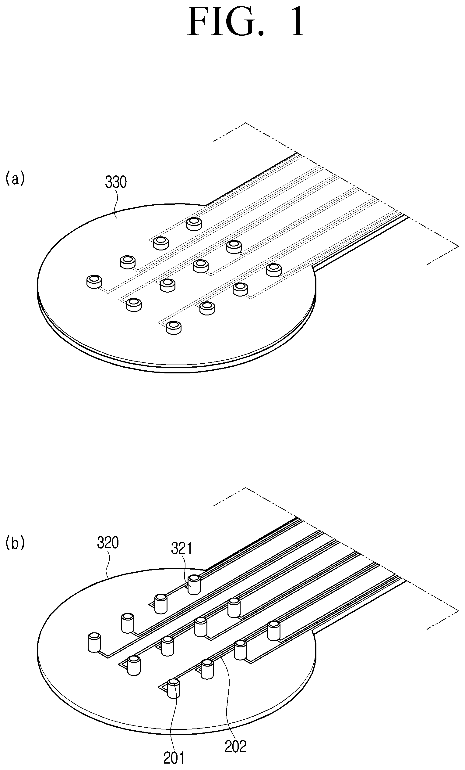 Patent US12324909 — Neural electrode based on three-dimensional structure of flexible substrate, and manufacturing method therefor — Figure 1