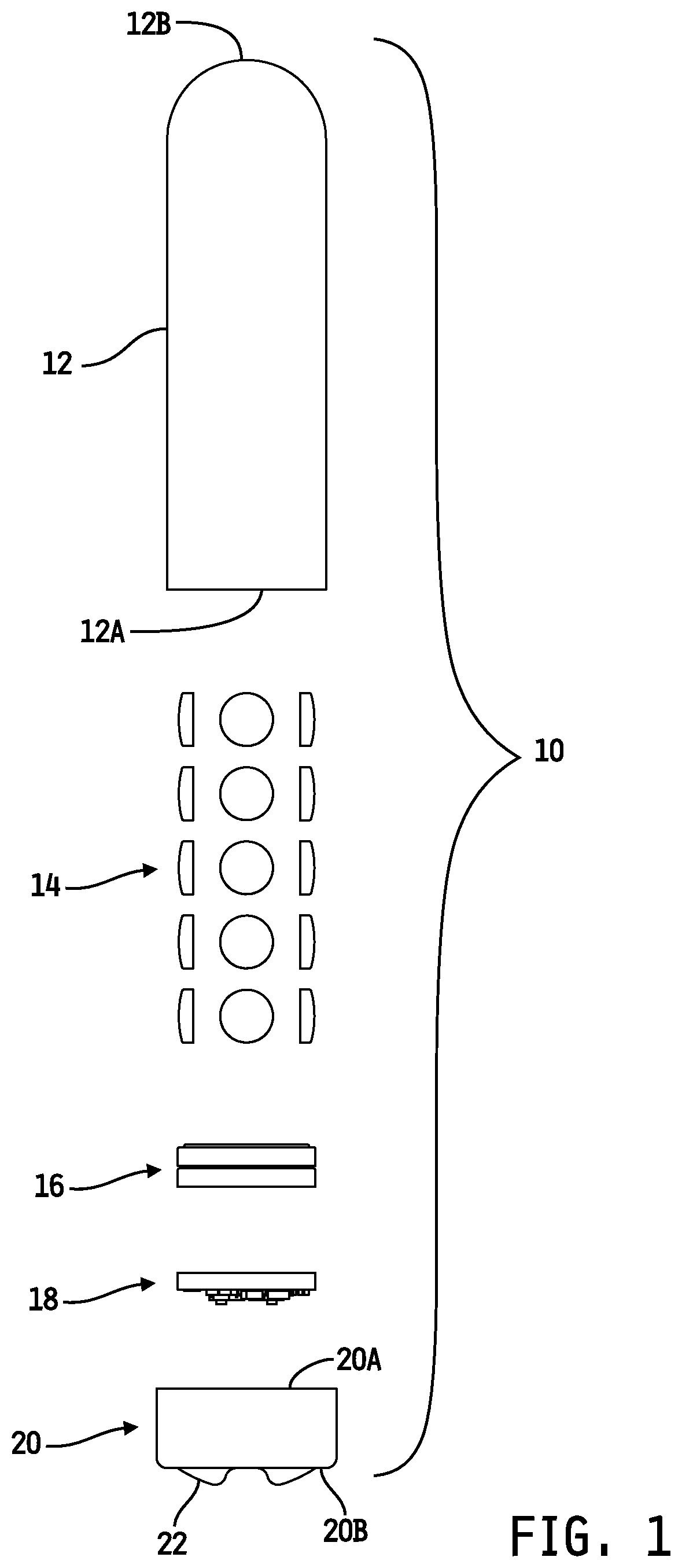 Patent US12324926 — Device and method for eradicating pathogens in nasal passages — Figure 1