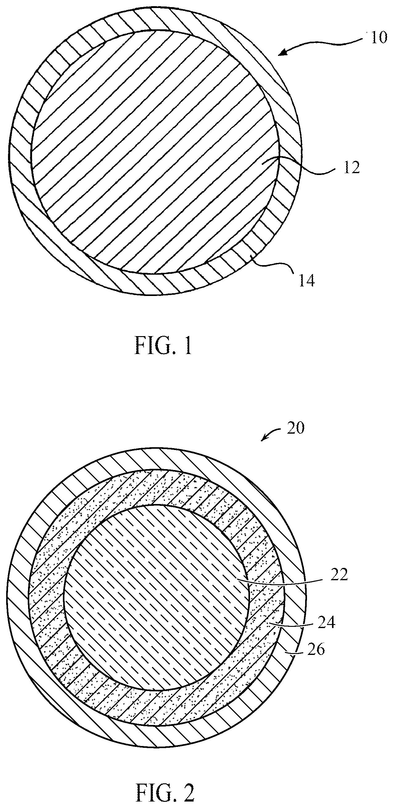 Patent US12324965 — High hardness gradient golf ball cores and methods of making same — Figure 1