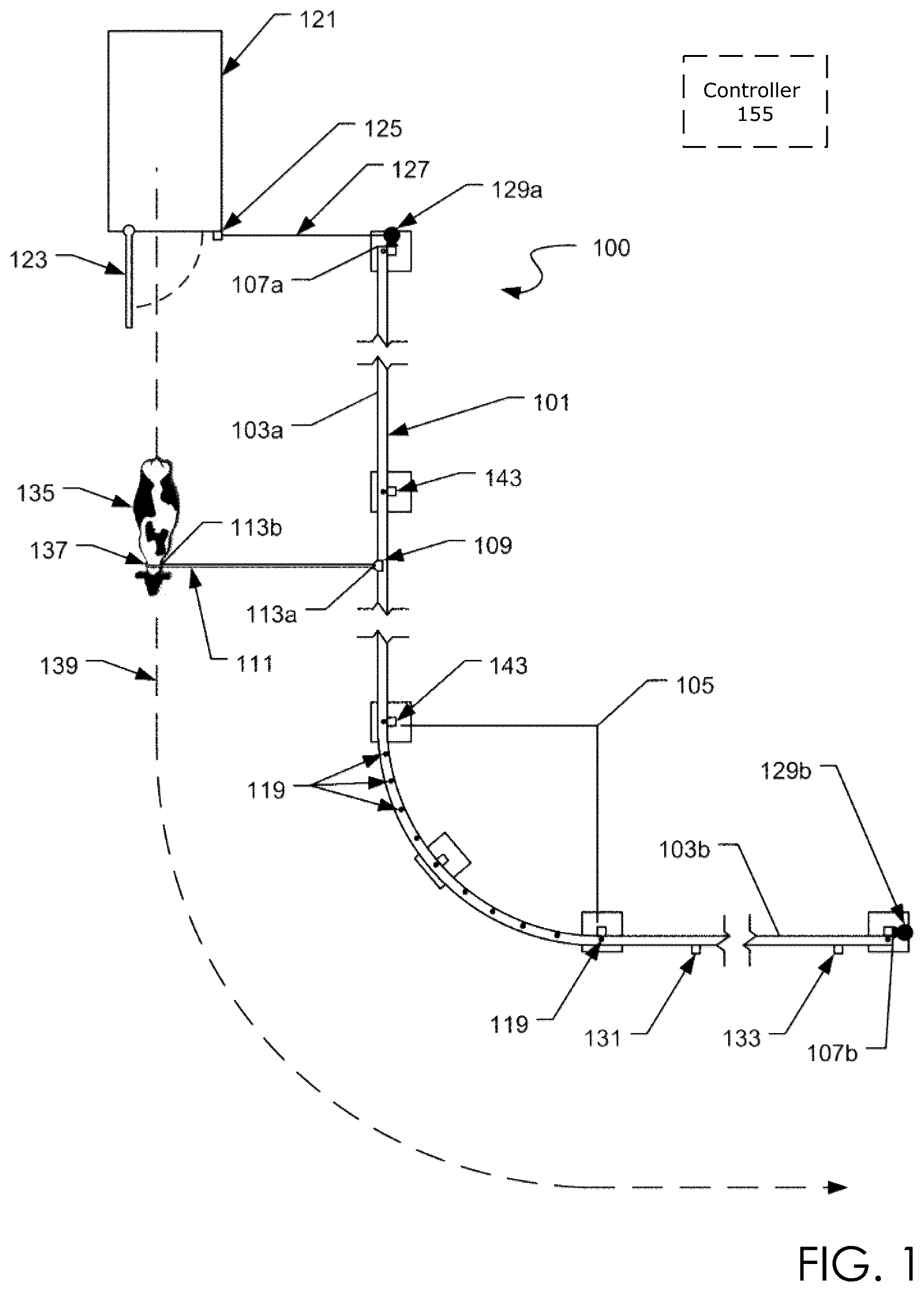 Patent US12324969 — Team roping apparatus — Figure 1