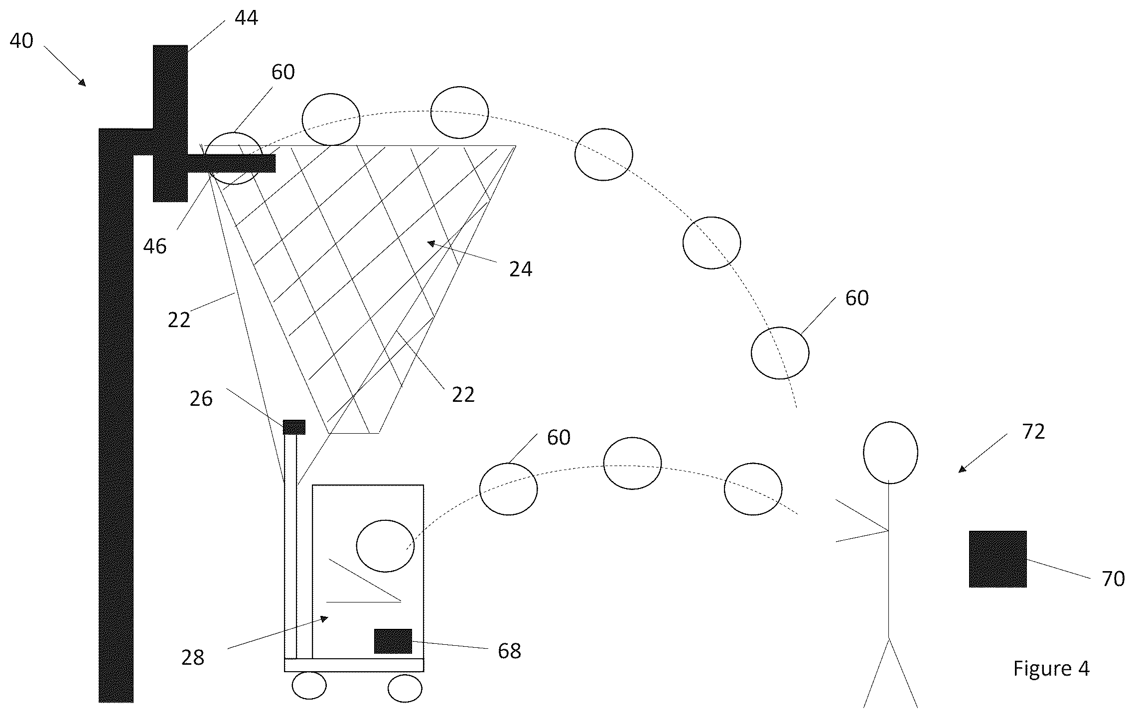 Patent US12324971 Figure 6 – Basketball practice machine, system, and method with multi-machine performance tracking