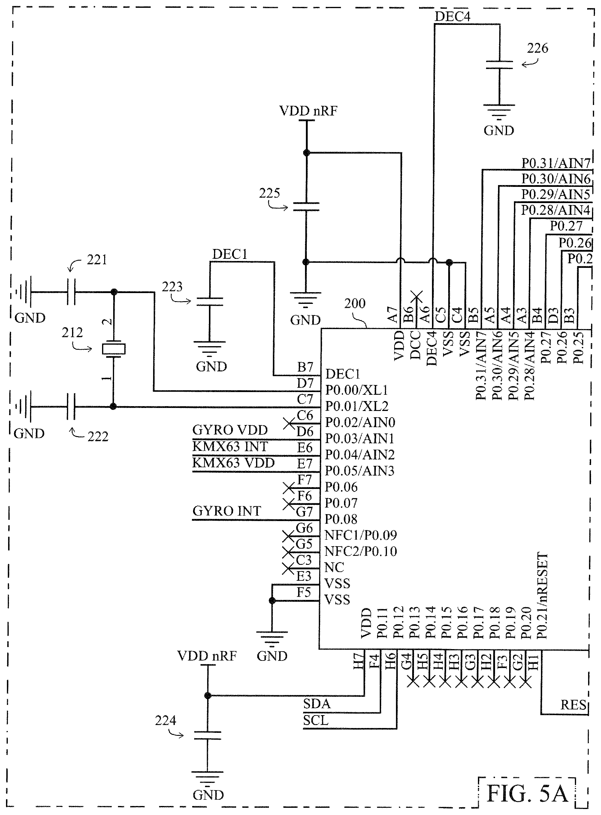 Patent US12324973 Figure 5 – Iron golf club with electrical components