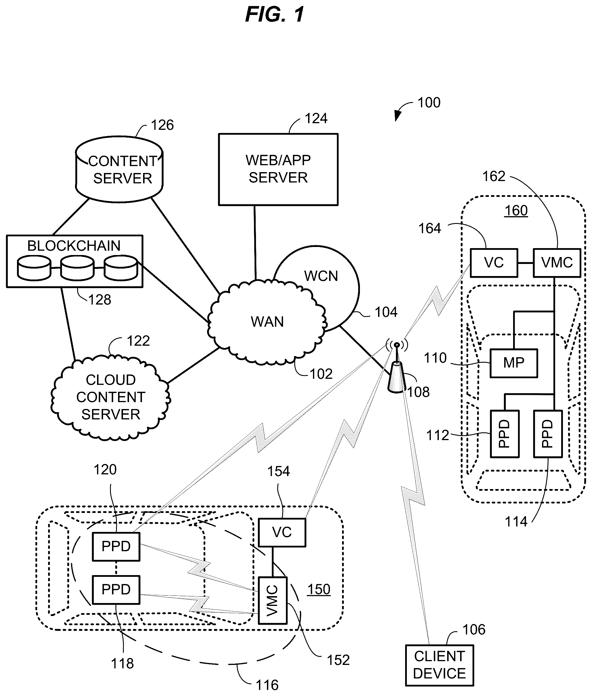 Patent US12324986 — Inter-vehicle electronic games — Figure 1